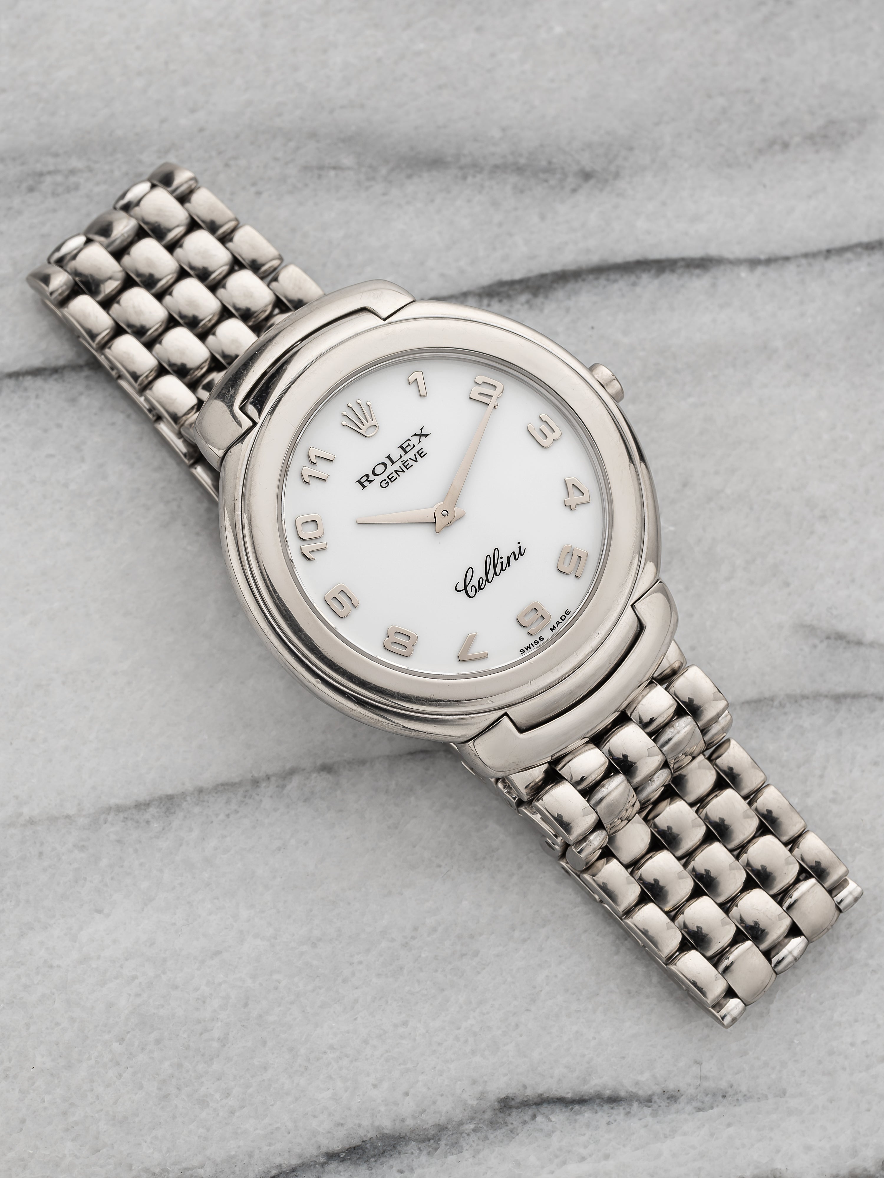 Rolex Cellini 6623 - White Arabic Dial