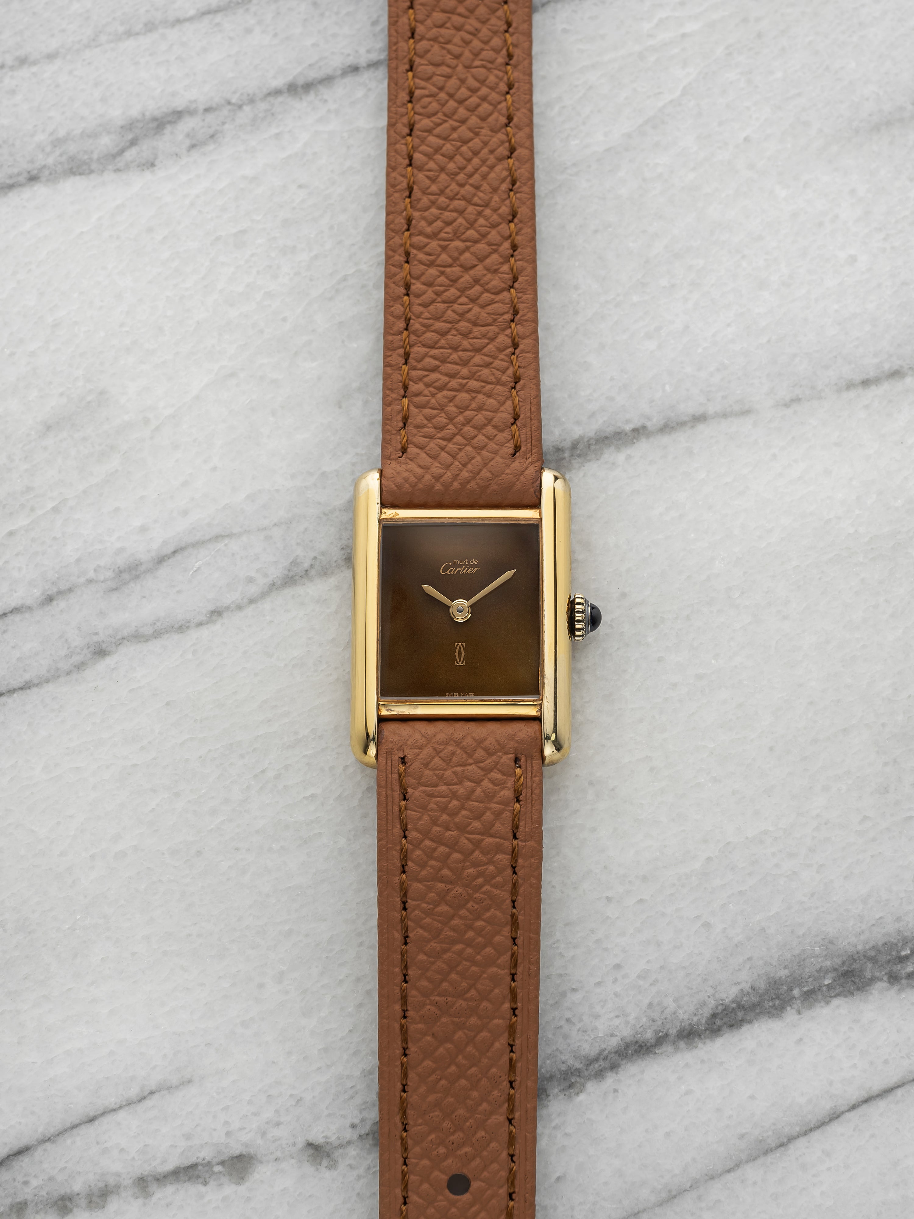 Cartier Must Tank - Vermeil Tortoiseshell Dial