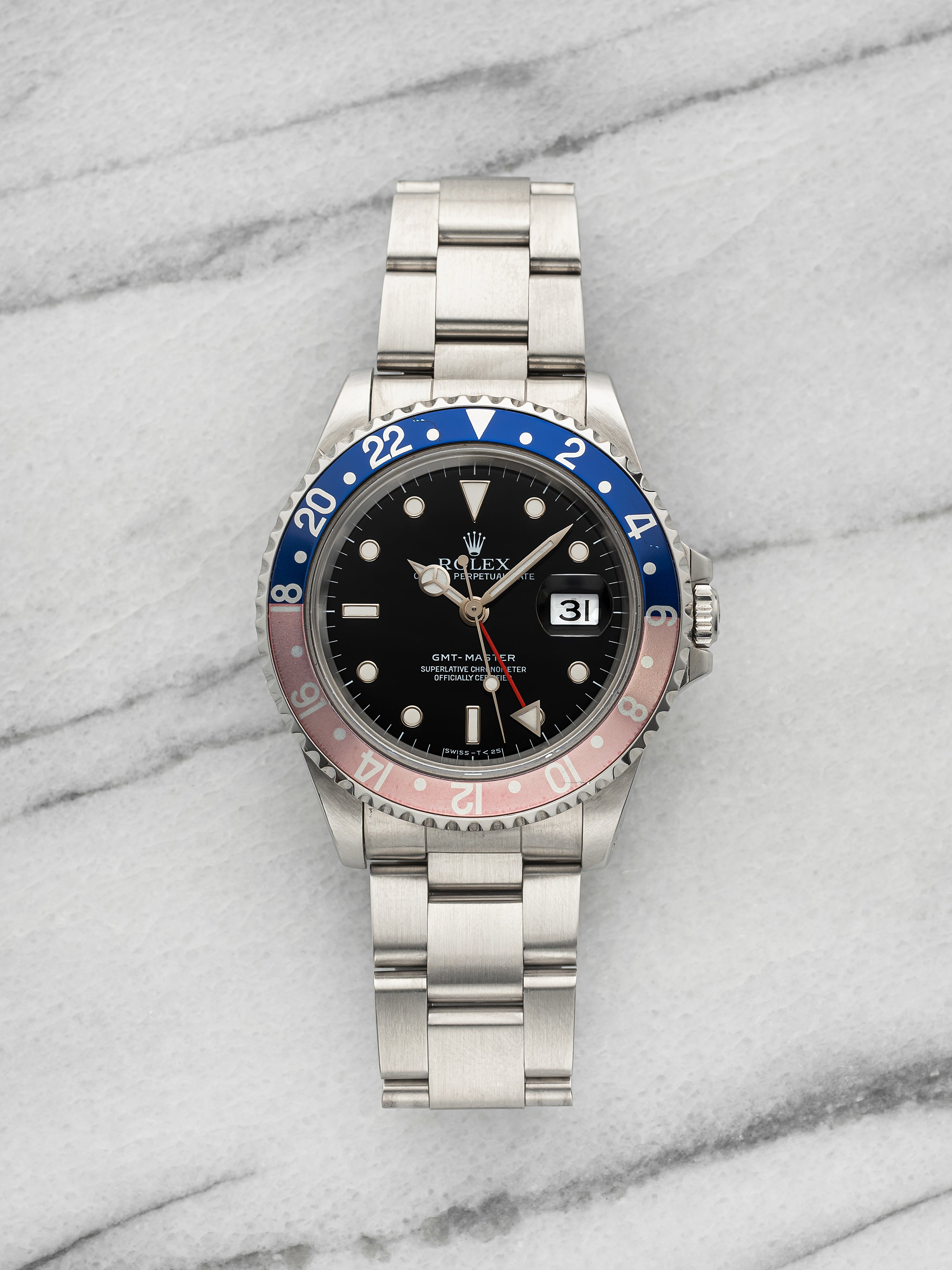 1996 Rolex GMT-Master 16700 - Stainless Steel Pepsi Bezel