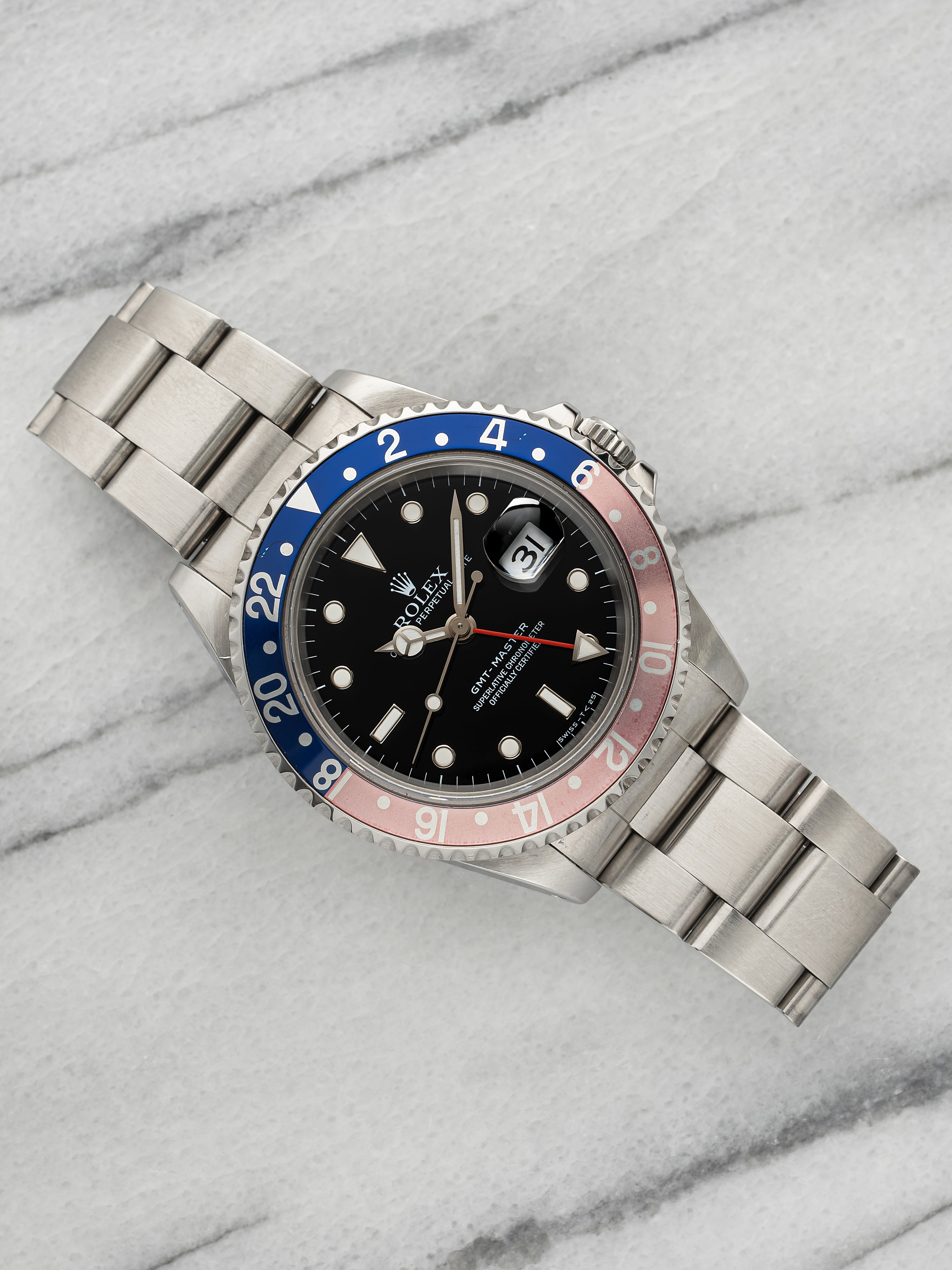 1996 Rolex GMT-Master 16700 - Stainless Steel Pepsi Bezel