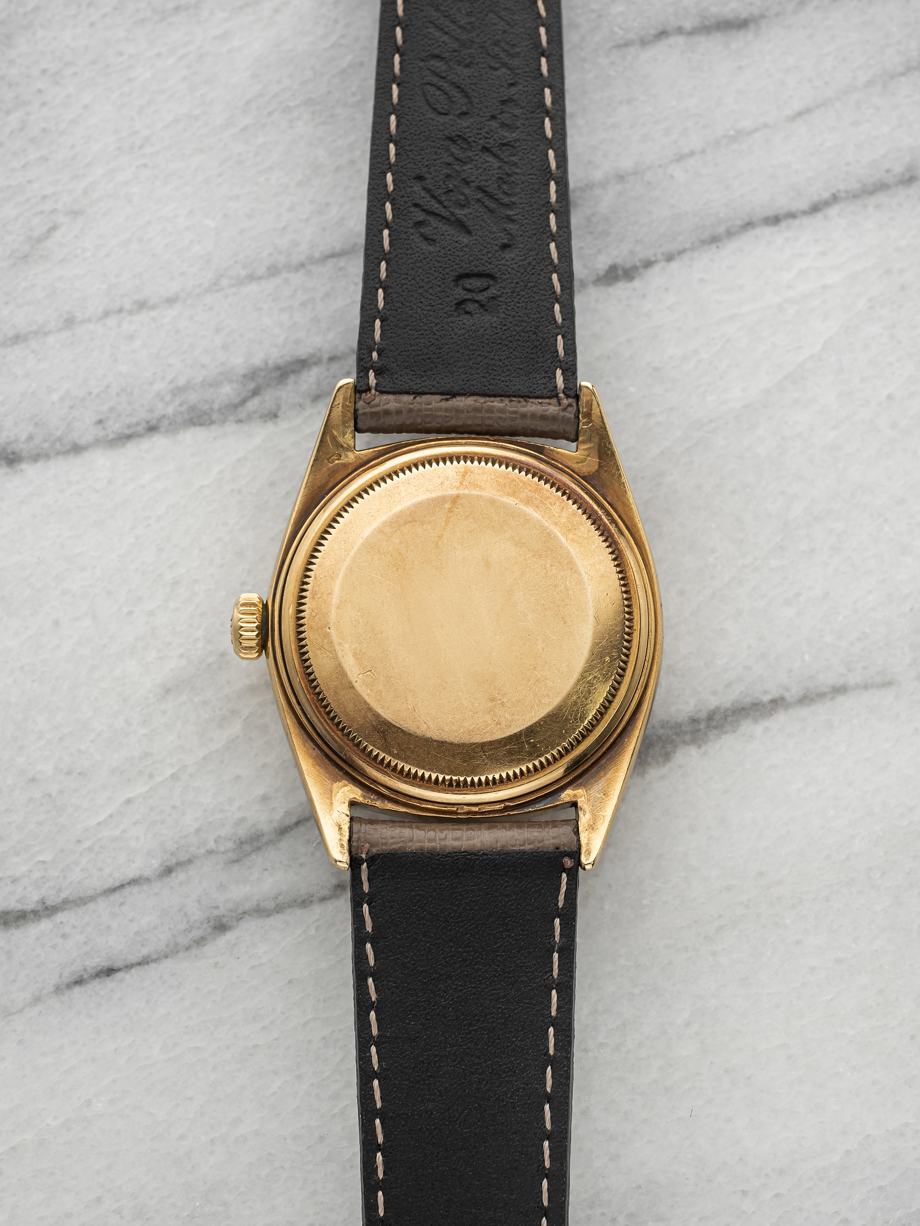 Vintage 1960s Rolex Day-Date 1803 18k YG Champagne Claw Dial Auto 36mm