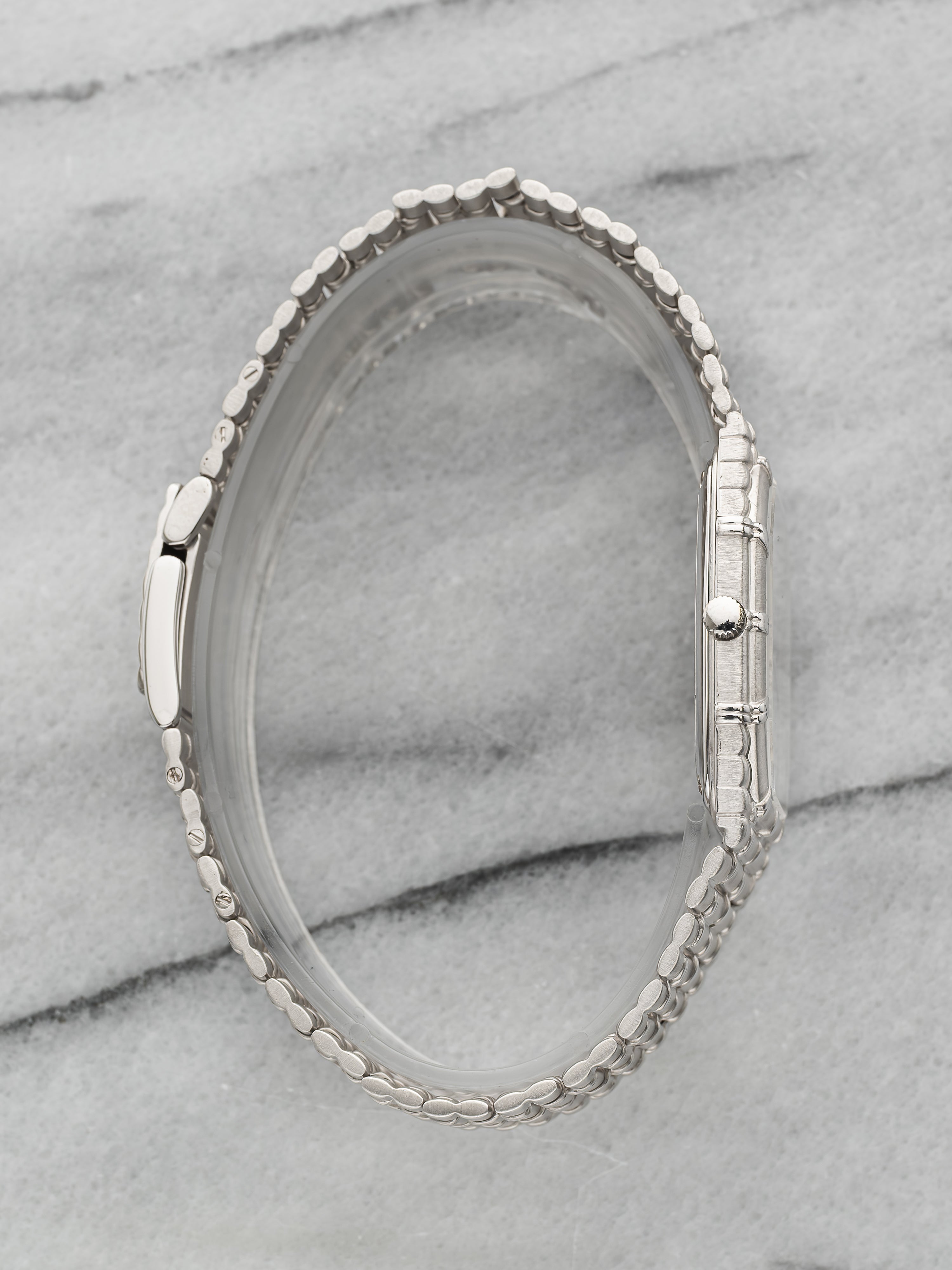 Audemars Piguet Bamboo 2508 - White Gold, Pavé Dial