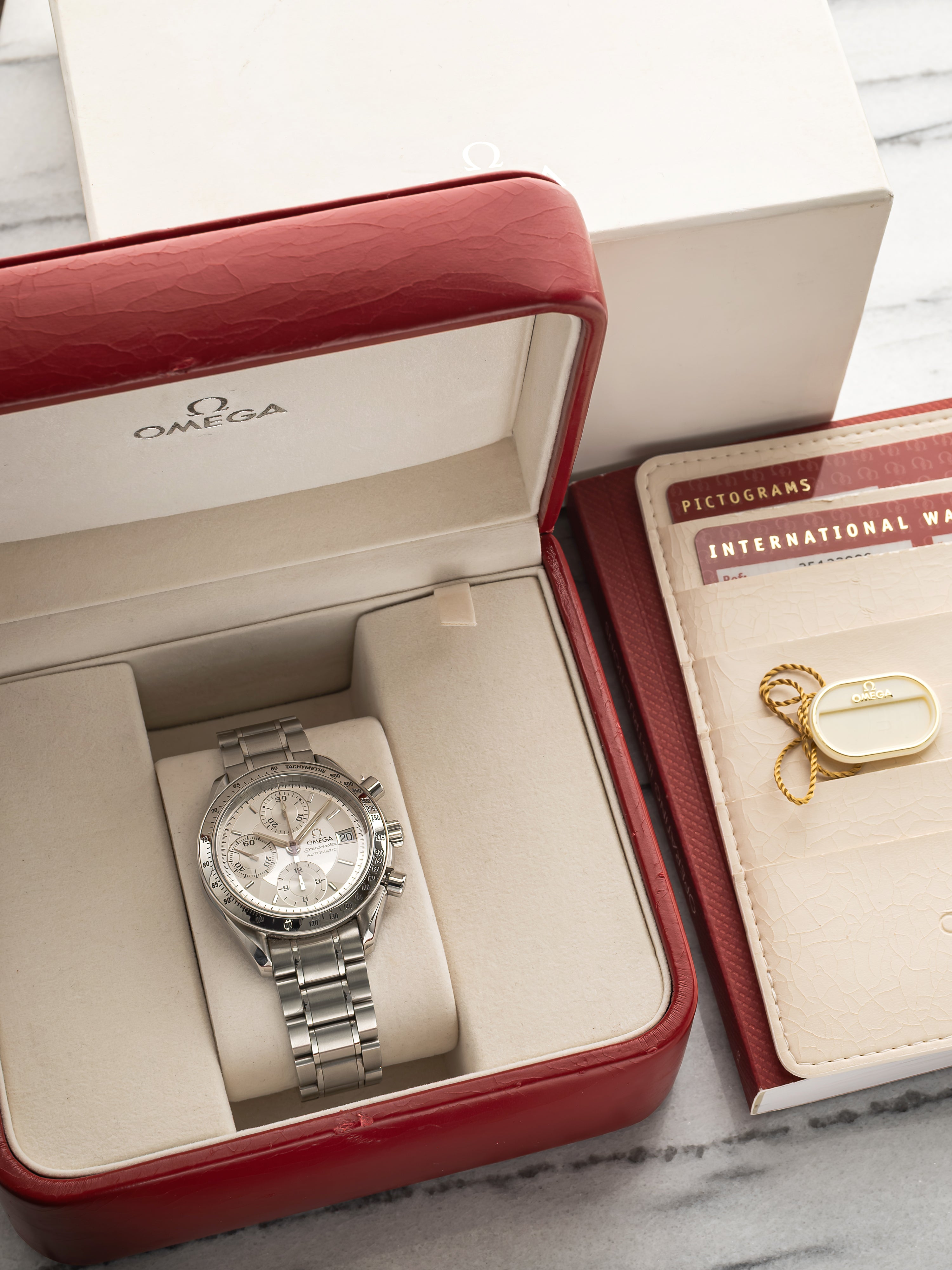 Omega Speedmaster Date - Silver Dial