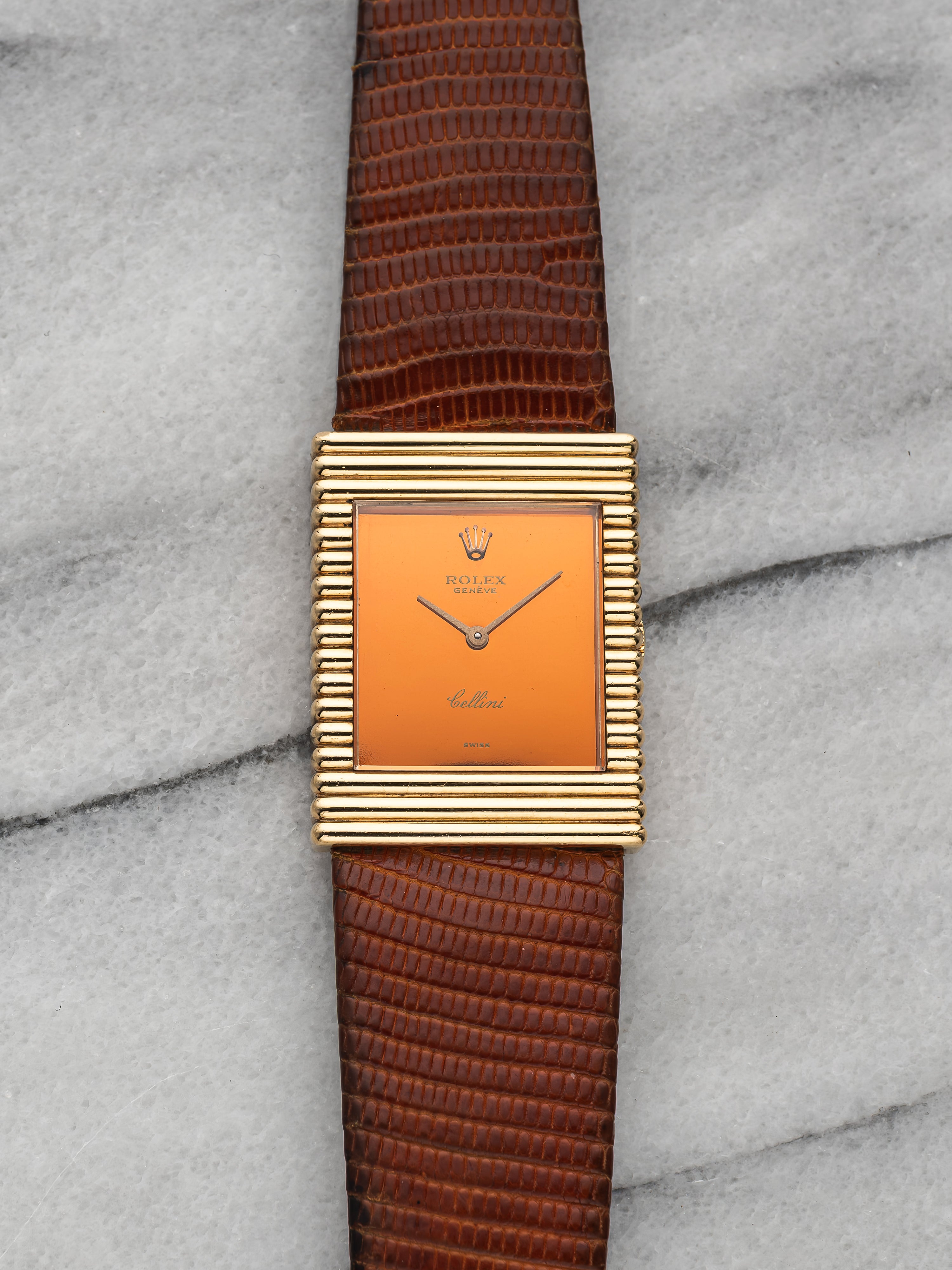 Rolex Cellini - Pink Mirror Dial.