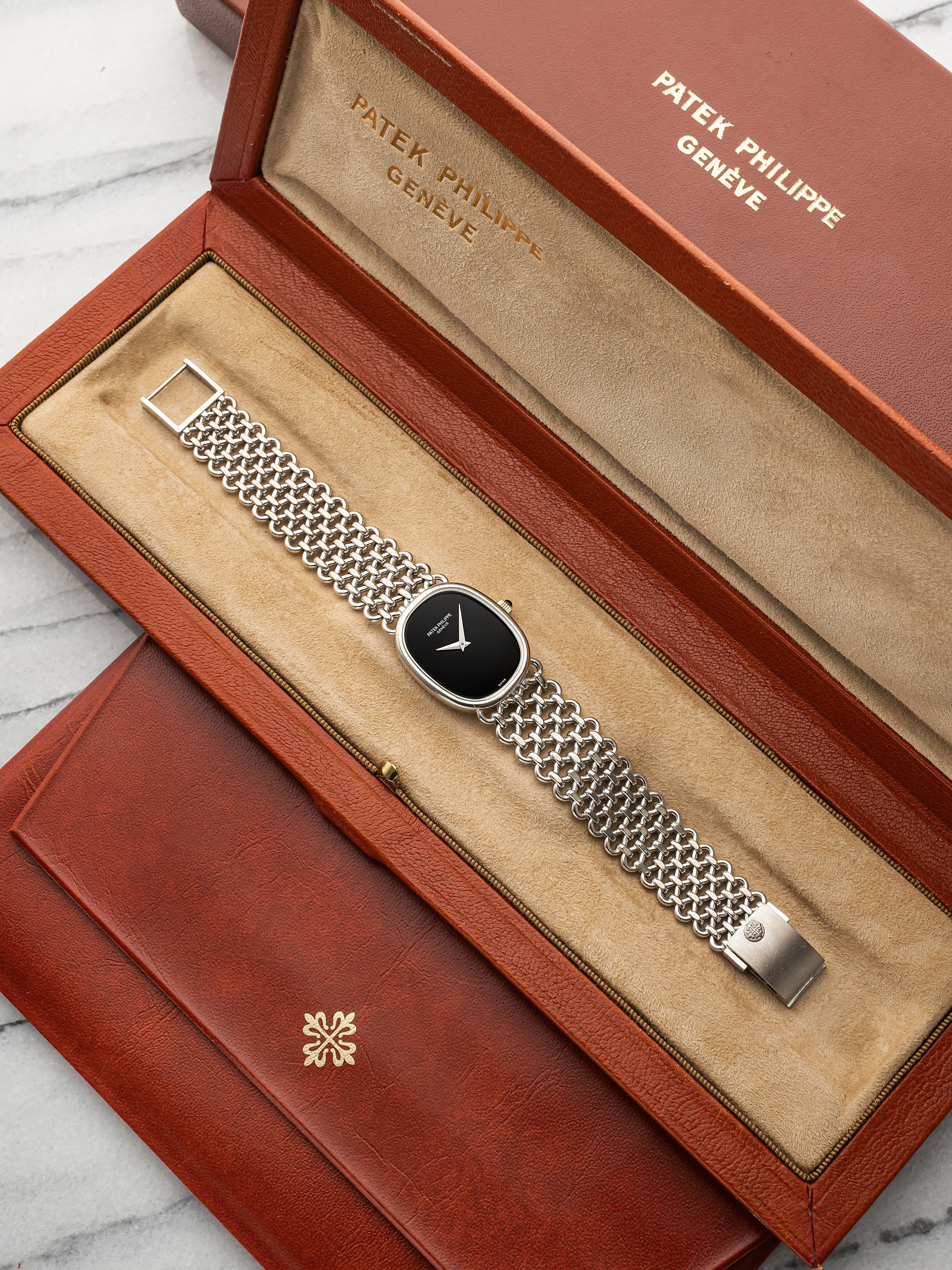 Patek Philippe Ellipse 4266 White Gold Onyx Dial