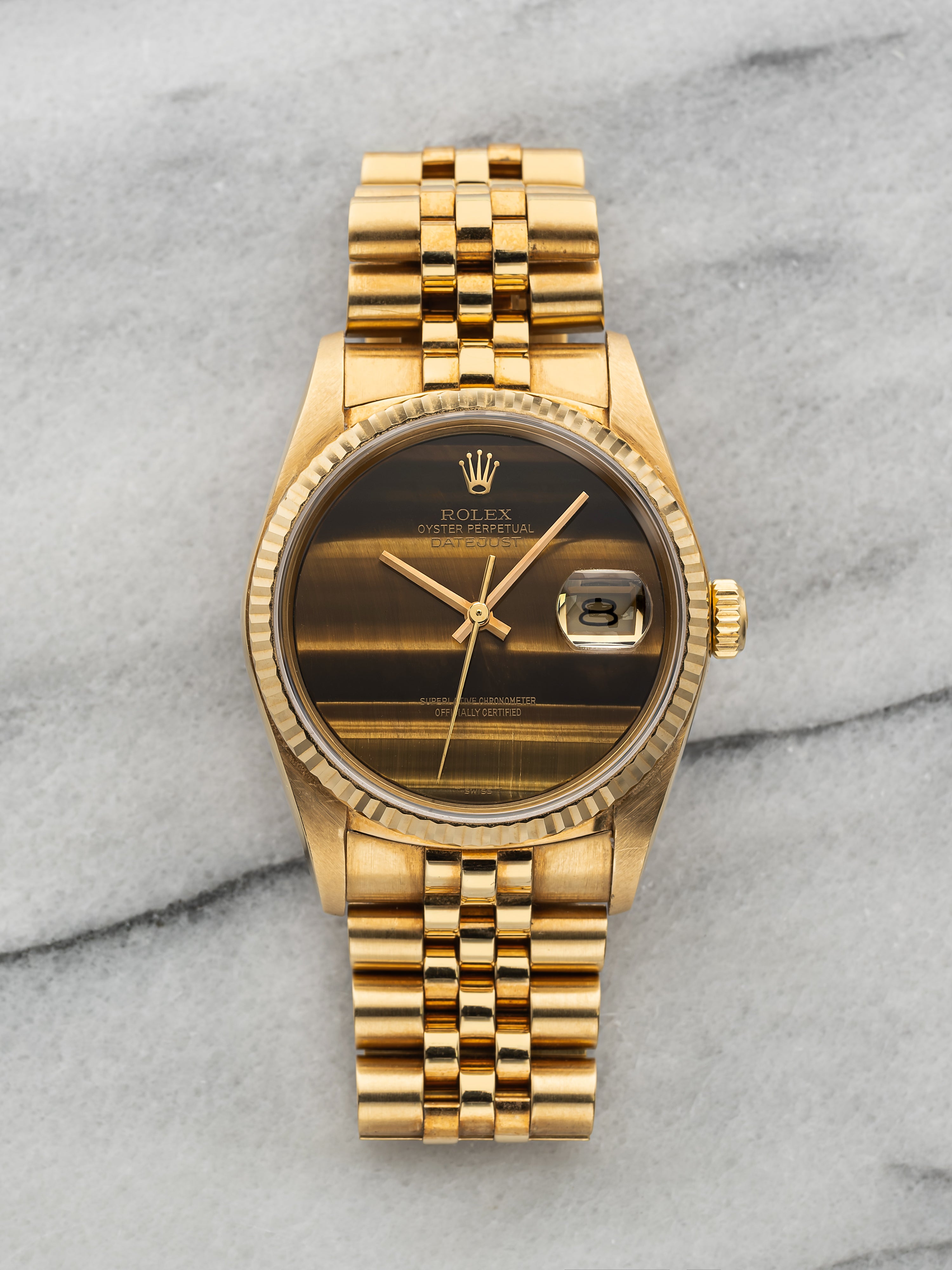 1986 Rolex Datejust 16018 - Tiger Eye Dial