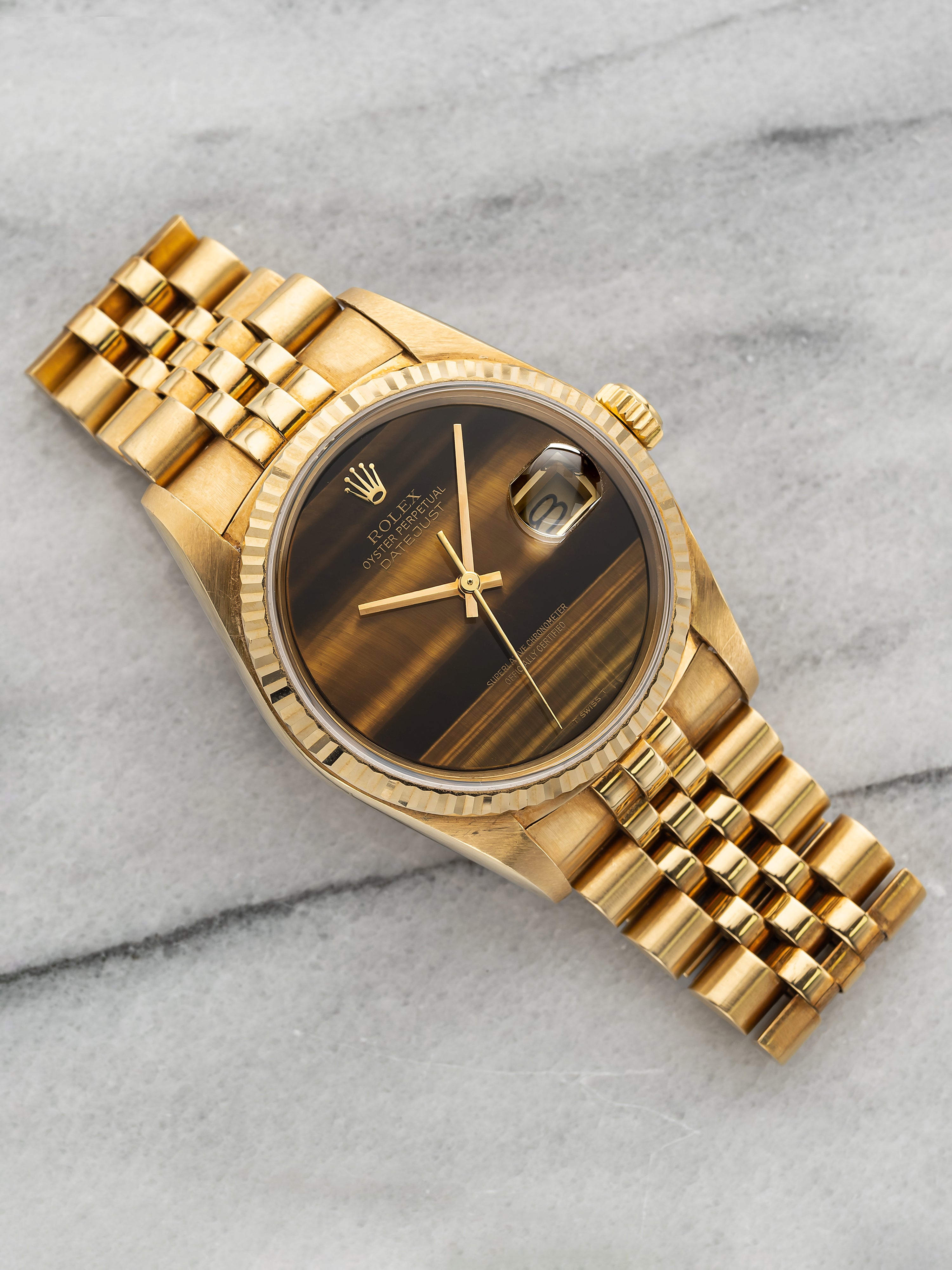 1986 Rolex Datejust 16018 - Tiger Eye Dial