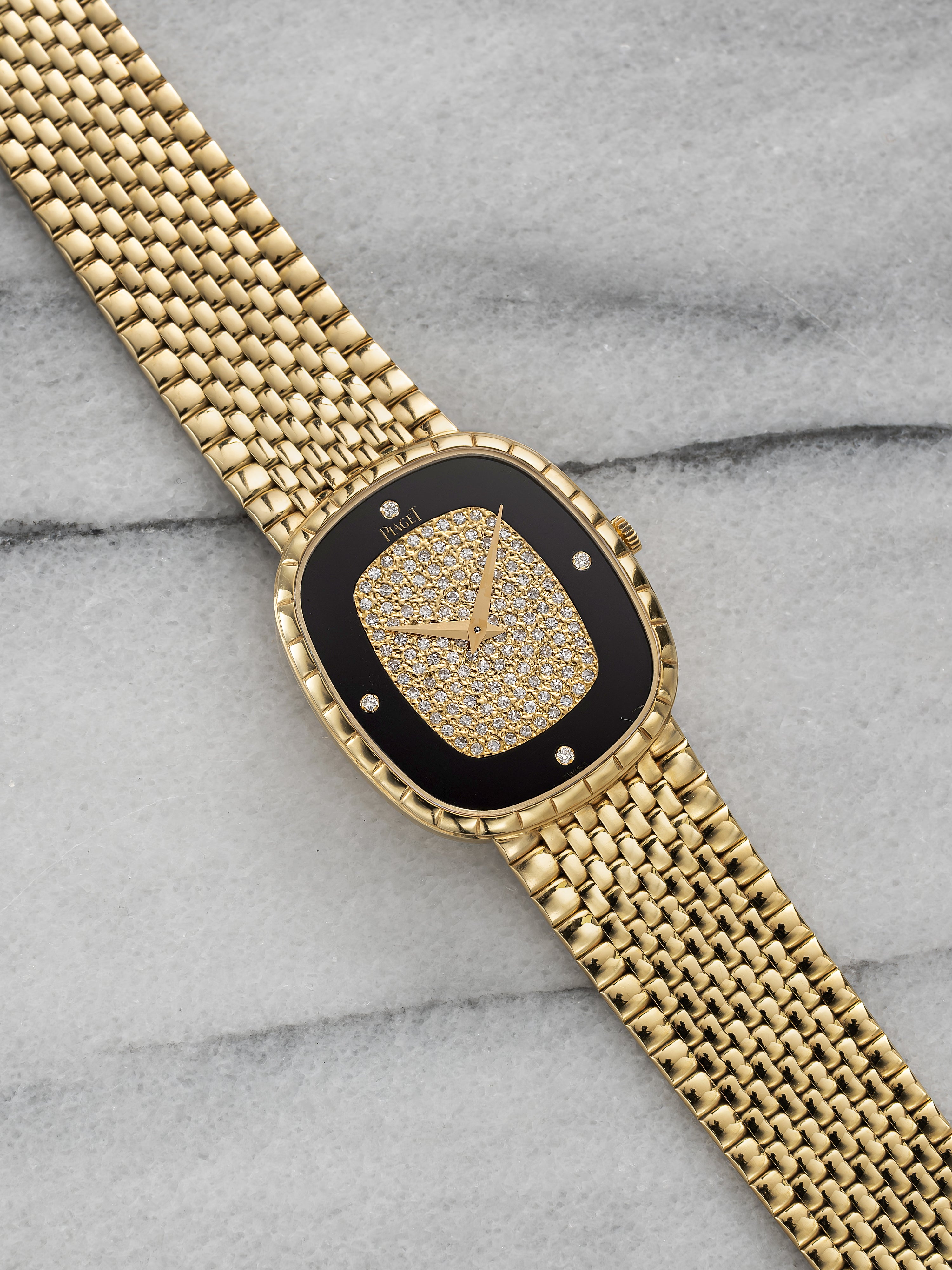 Piaget Ellipse - Onyx & Diamond Pave