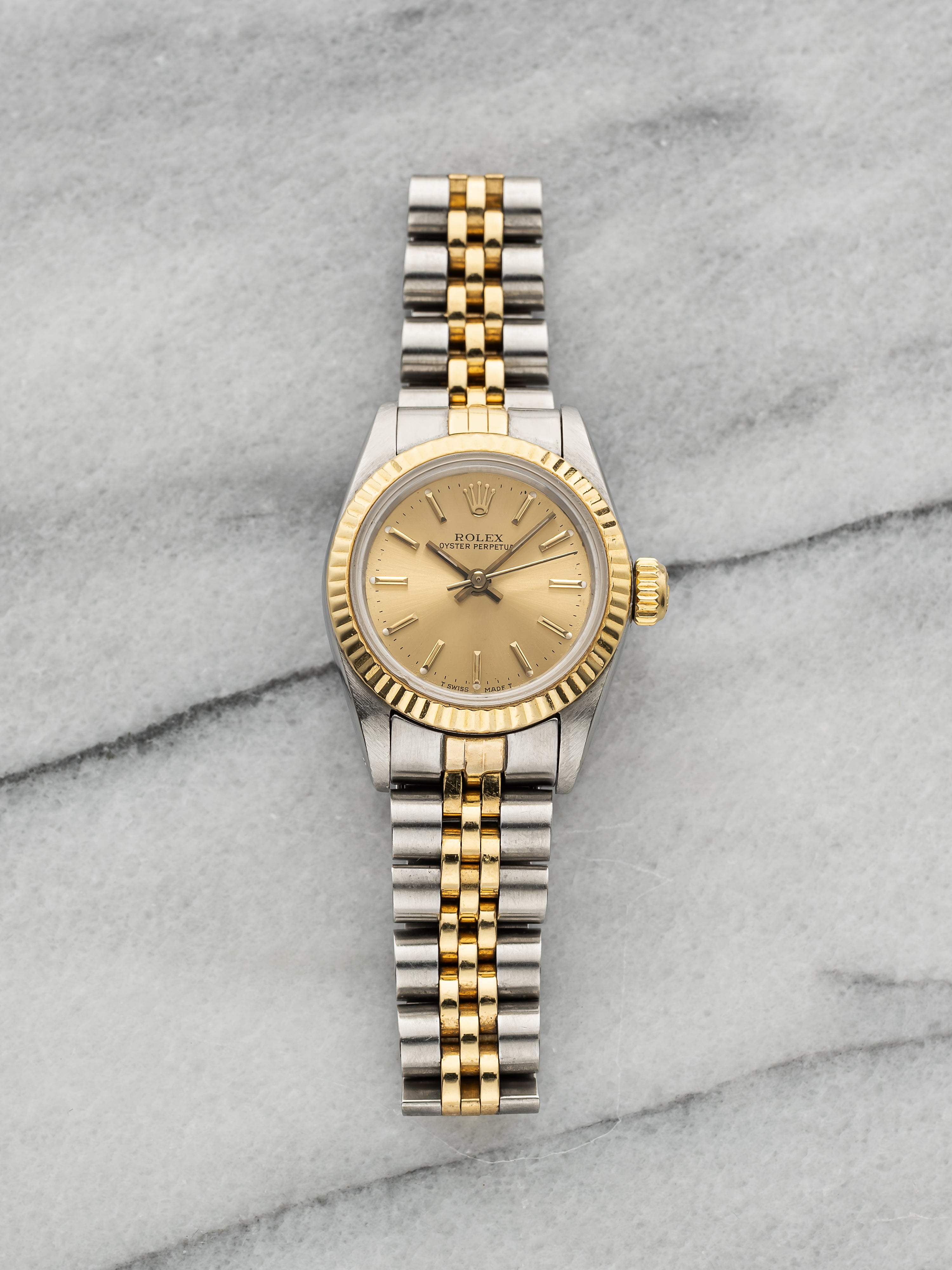 1988 Rolex Lady OP 67193 - Two Tone Champagne Dial
