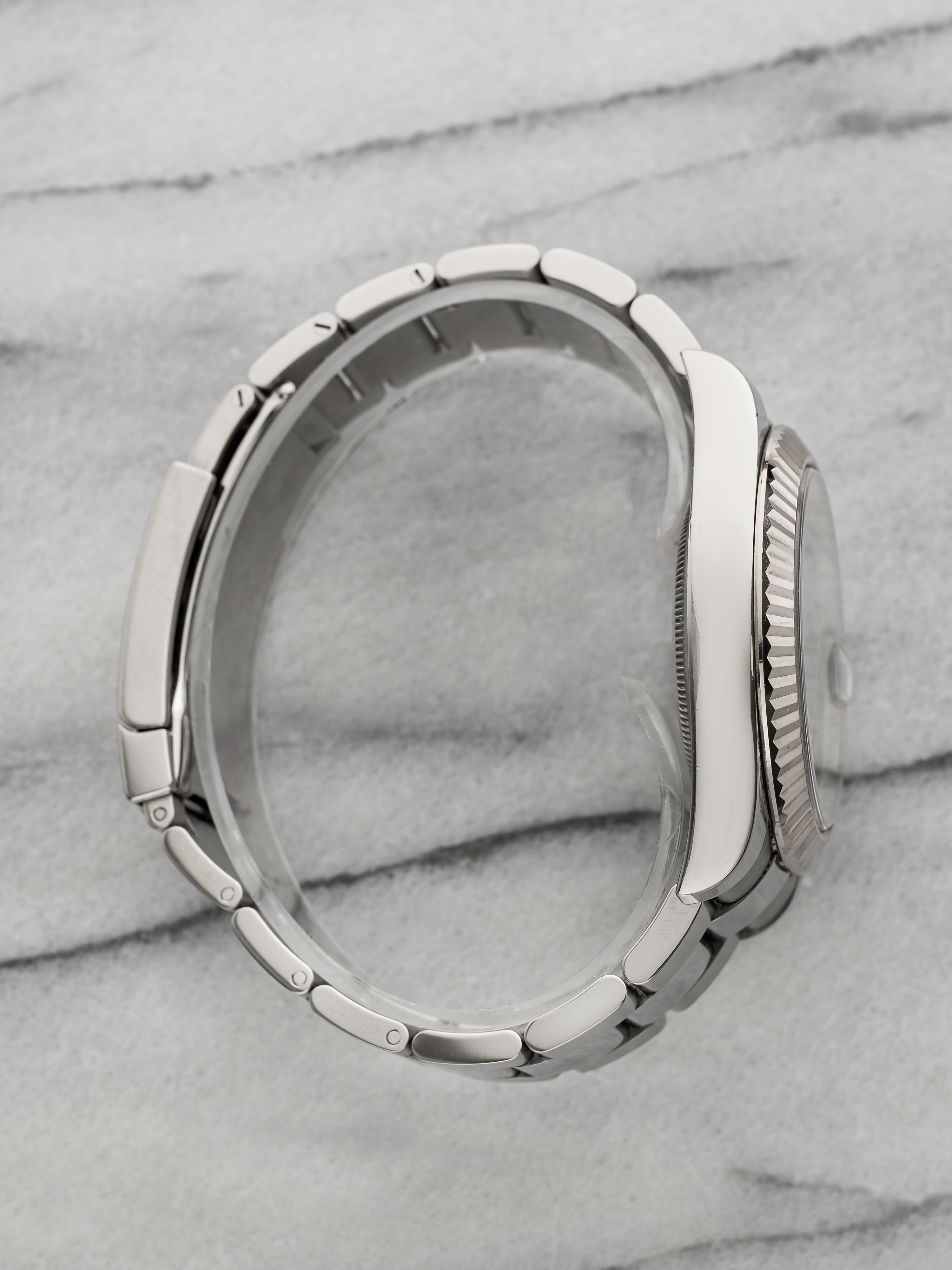 2010 Rolex Datejust II 116334 - Saudi Khanjar Engraving, Blue Dial