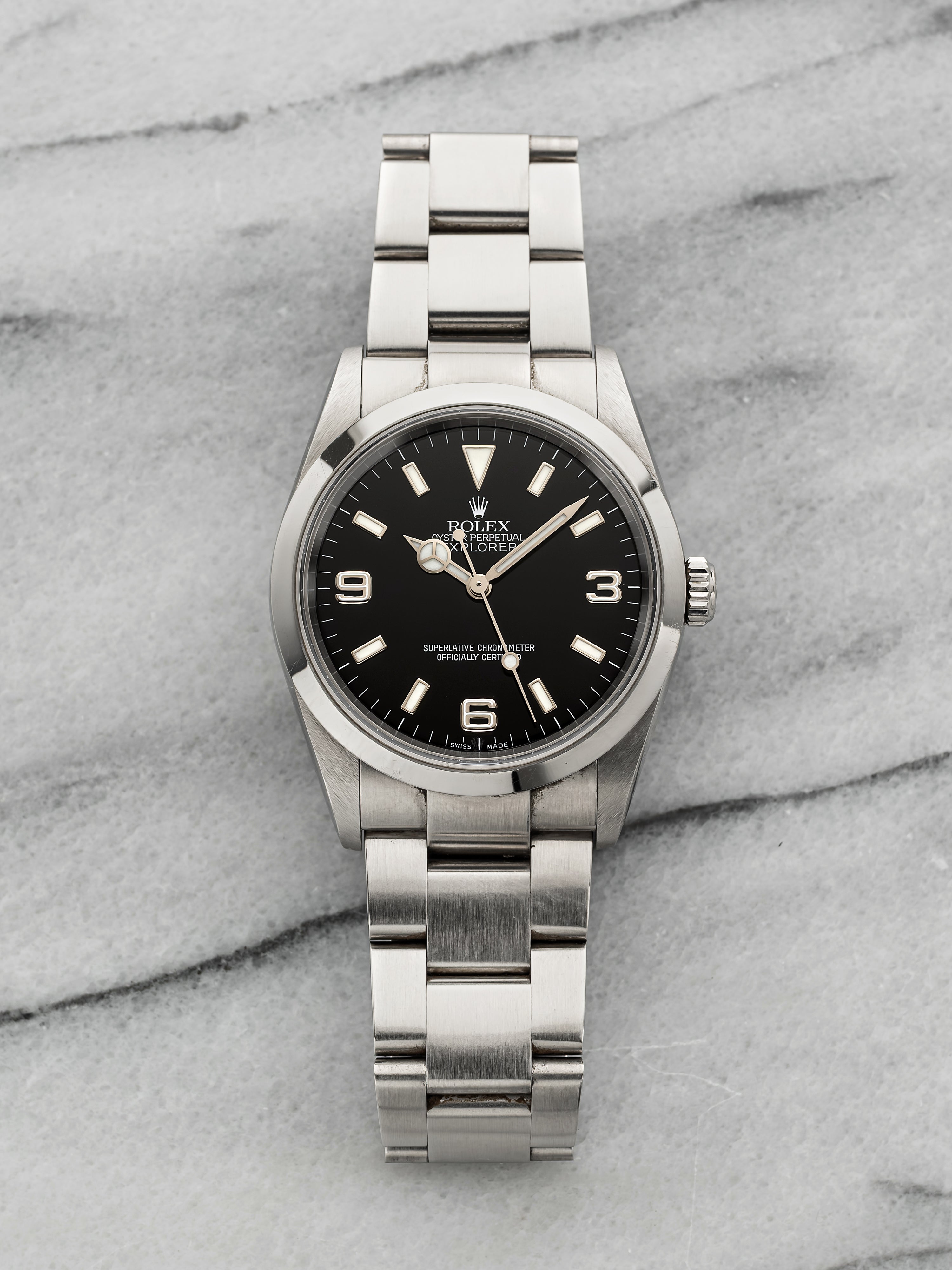 2004 Rolex Explorer I 114270 - Black Dial