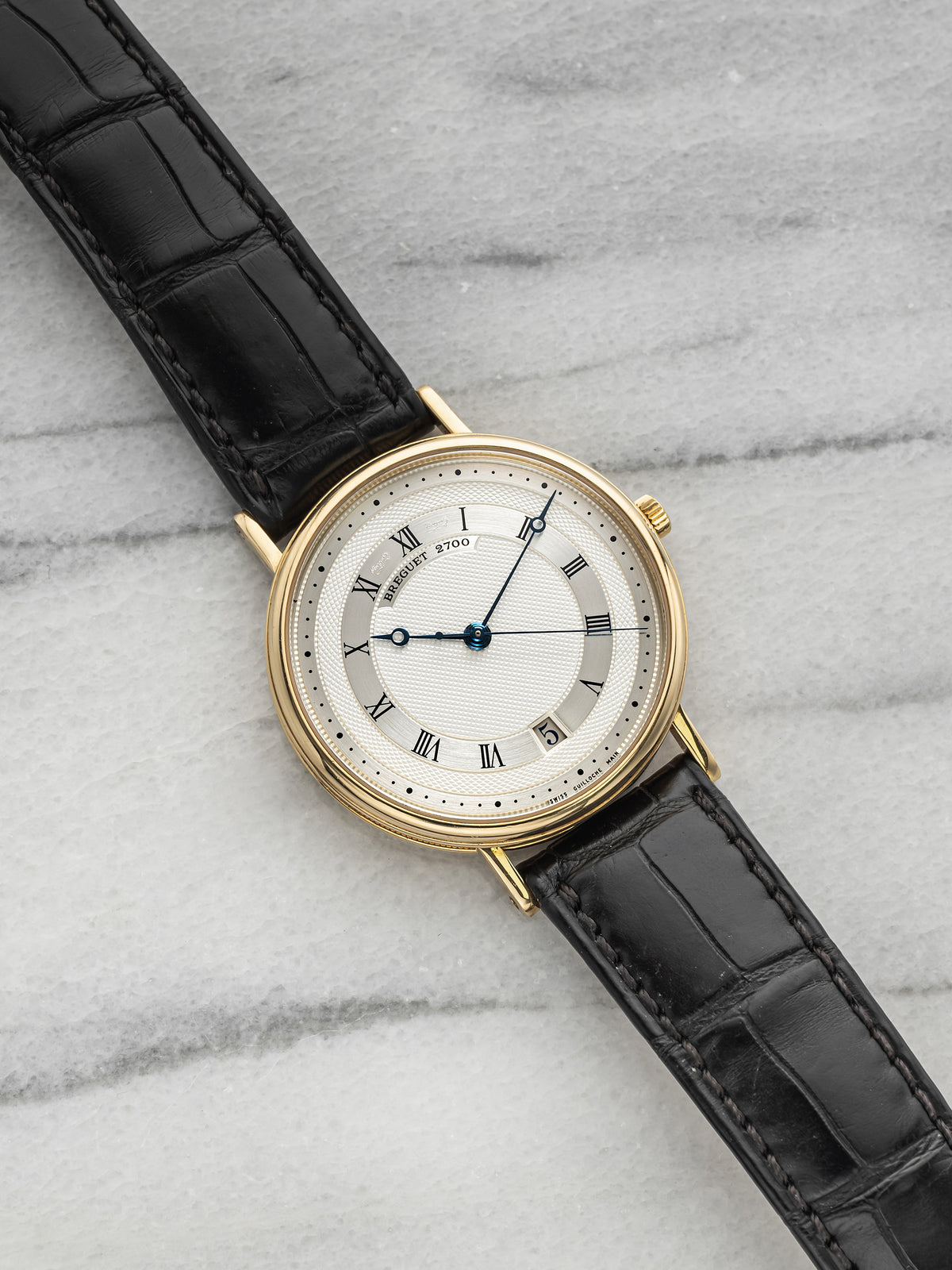 2010s Breguet Classique 5930 18K Yellow Gold Guilloche Dial Automatic 36mm