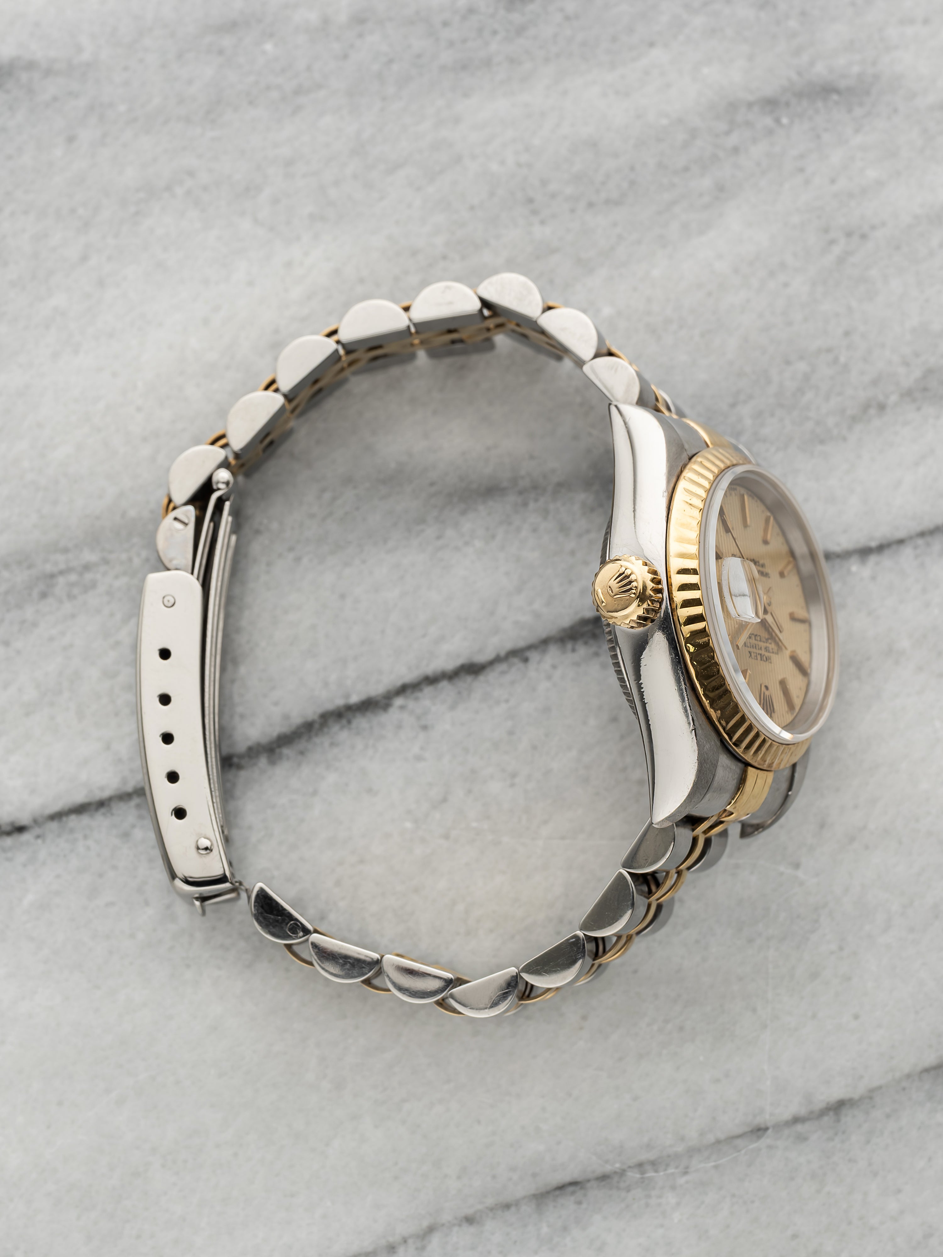 1995 Rolex Lady Datejust 79173 - Two-Tone, Champagne Tapestry Dial