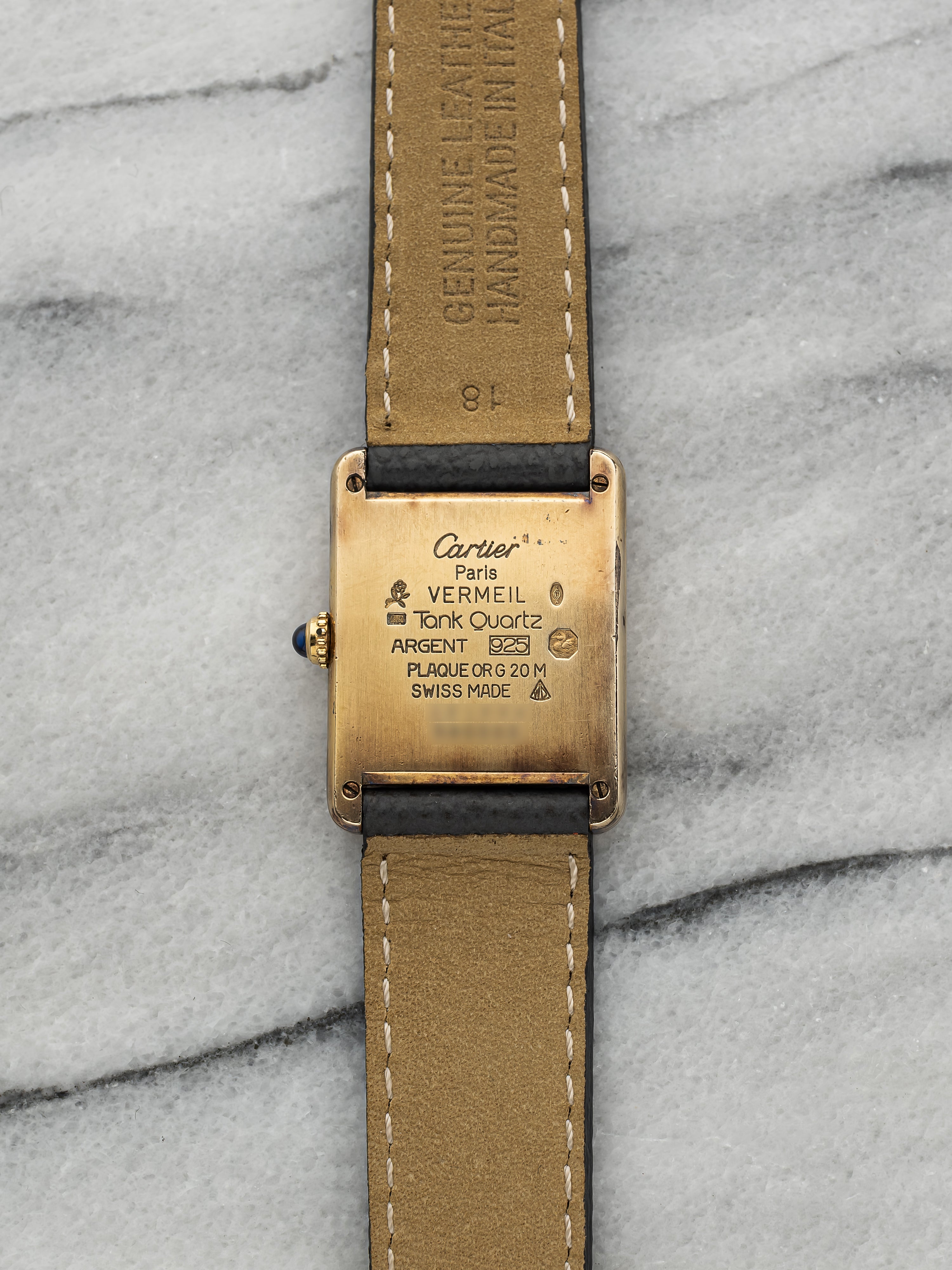 Cartier Tank Must - White and Grey Lacquer Dial