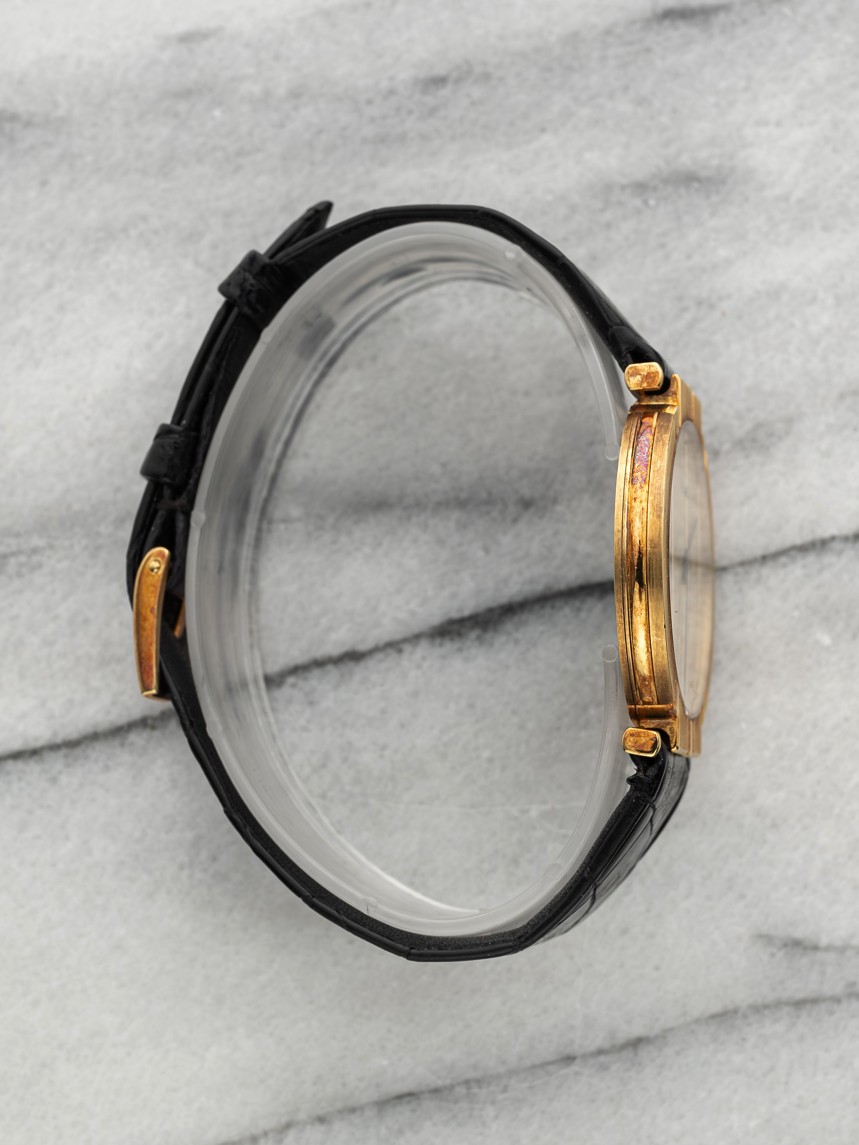 Piaget Polo 8673 - 18k Gold Champagne Dial
