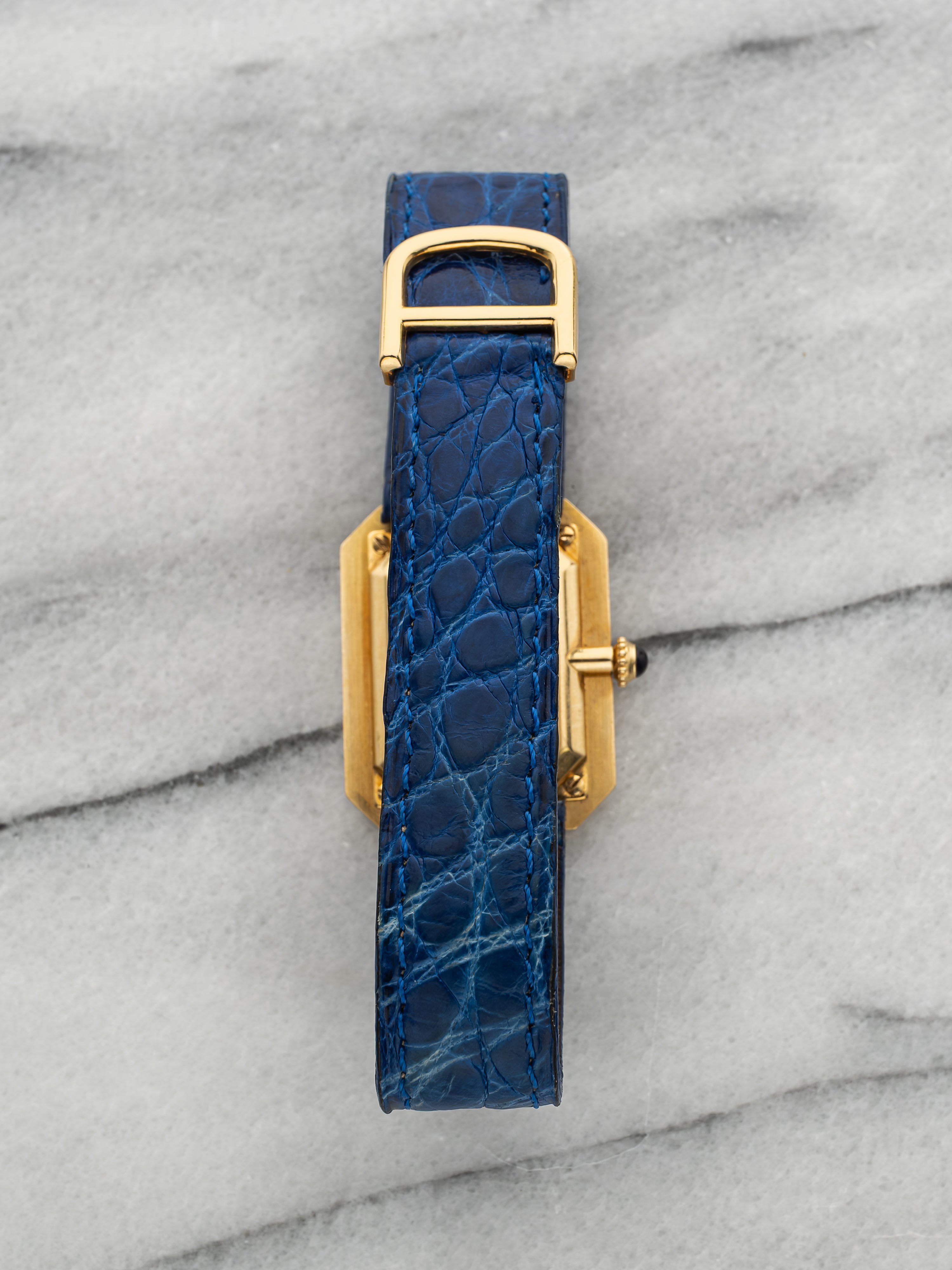 Cartier Cristallor Mark I 78095 - 18K Yellow Gold, White Roman “Paris” Dial