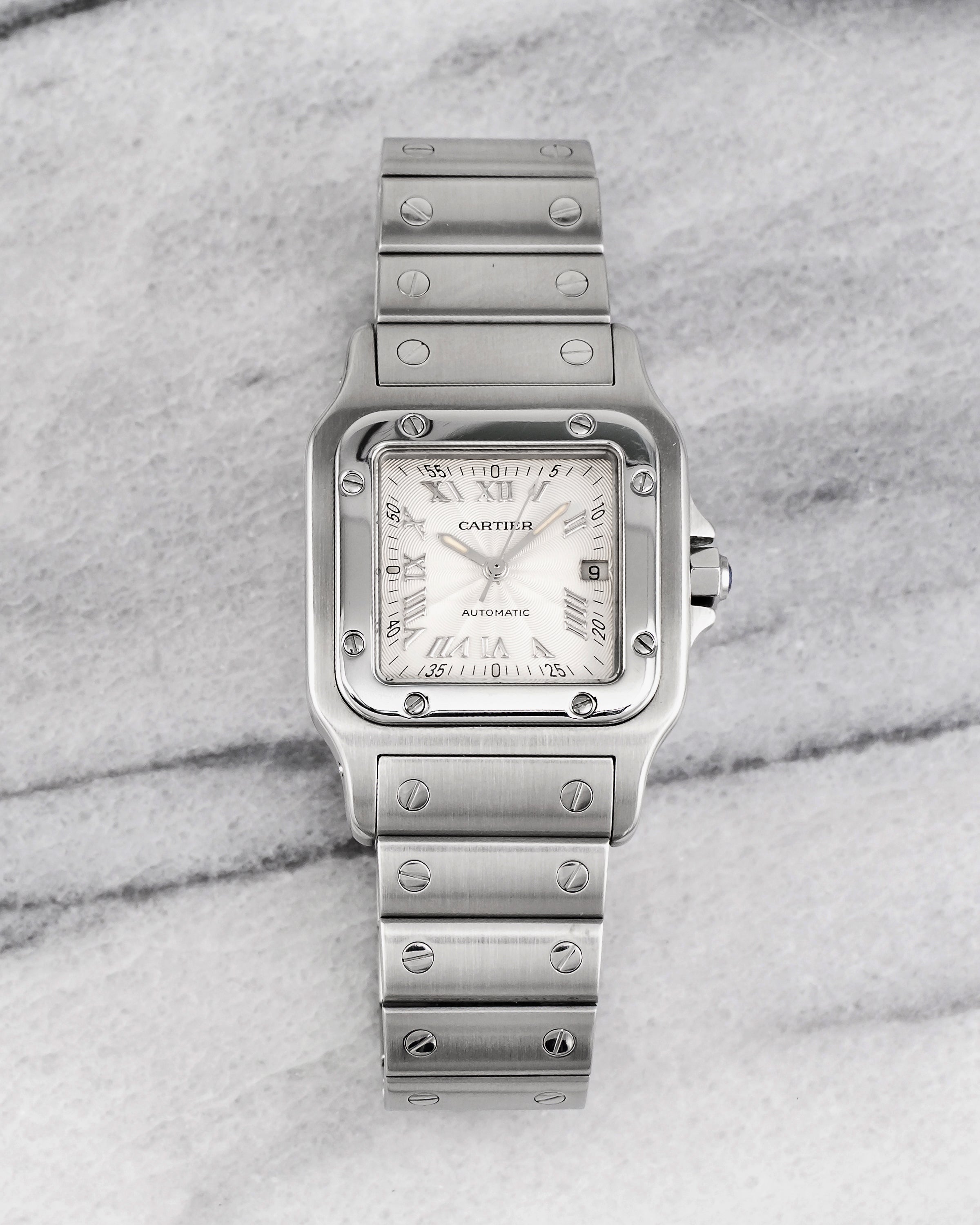 Cartier Santos 2319 - Guilloché Dial