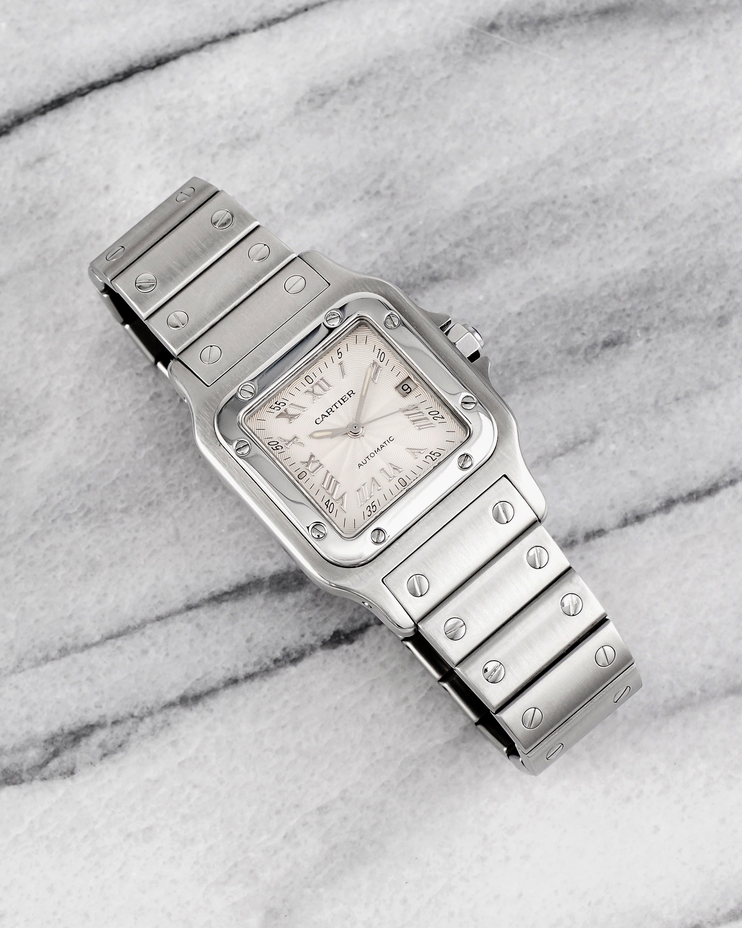 Cartier Santos 2319 - Guilloché Dial