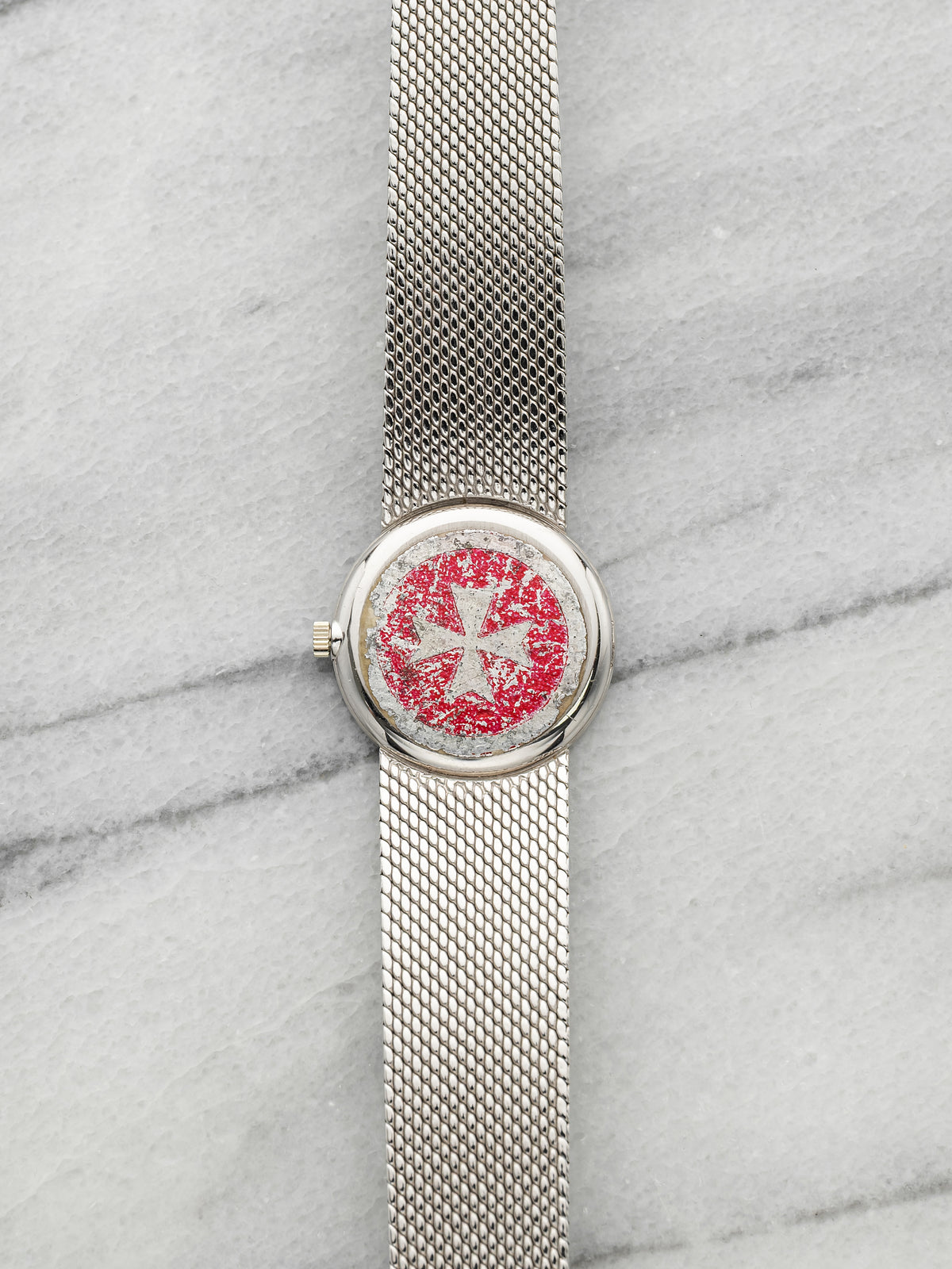 Vintage 1970s Vacheron Constantin Dress Watch 18K WG Opal Dial Manual 24mm