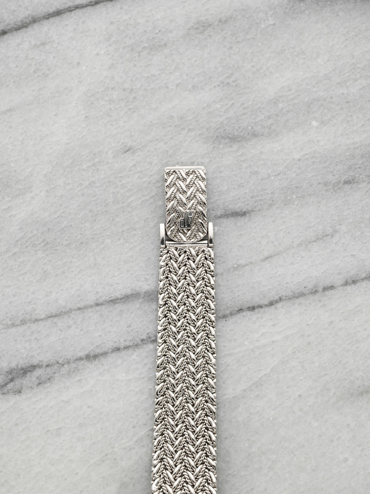 Vintage 1970s Audemars Piguet Ladies Dress 18K WG Opal Diamond Pave Manual 23mm