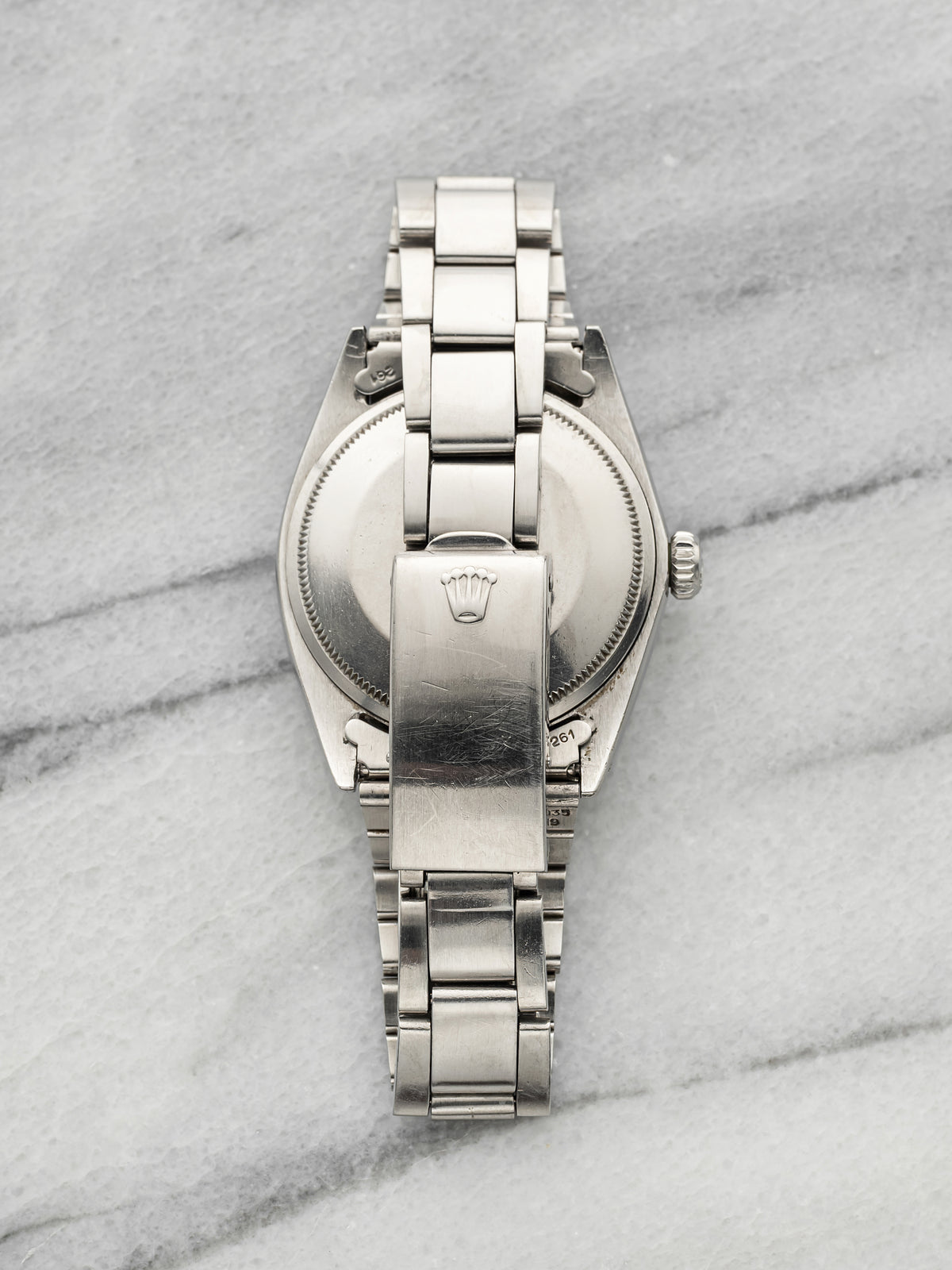 Vintage 1968 Rolex Oyster Perpetual Date 1500 Steel Grey Dial Auto 34mm