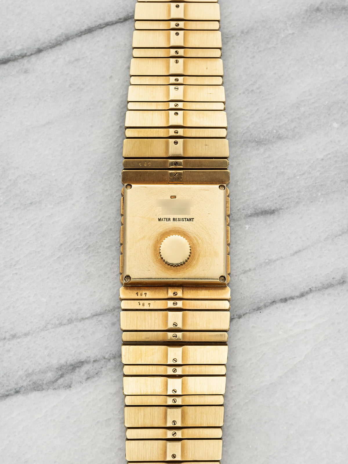 Vintage 1980s Piaget Polo 7131 C 701 18K YG Gadroon Dial Quartz 25mm