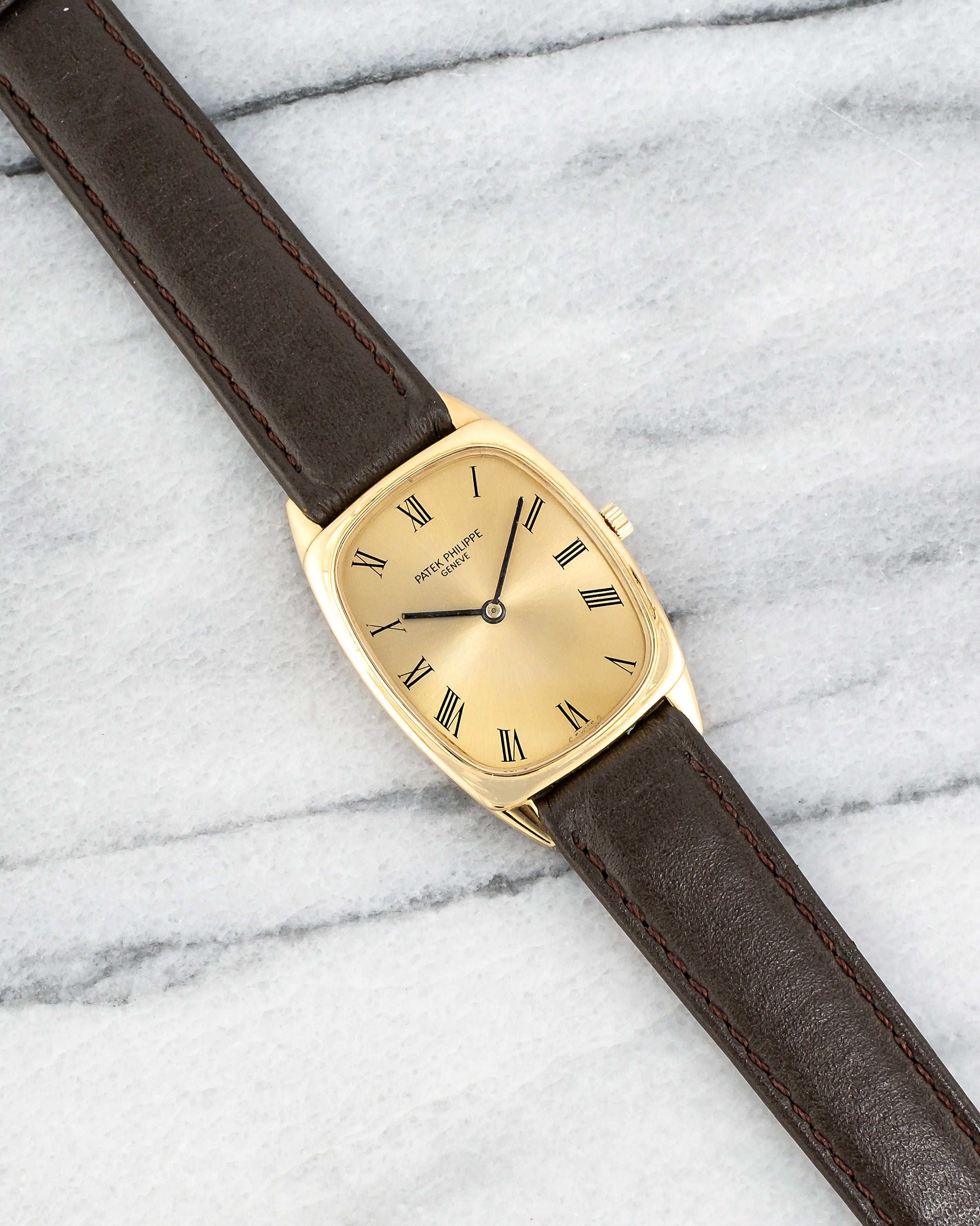 Patek Philippe Tank – Black Roman Dial