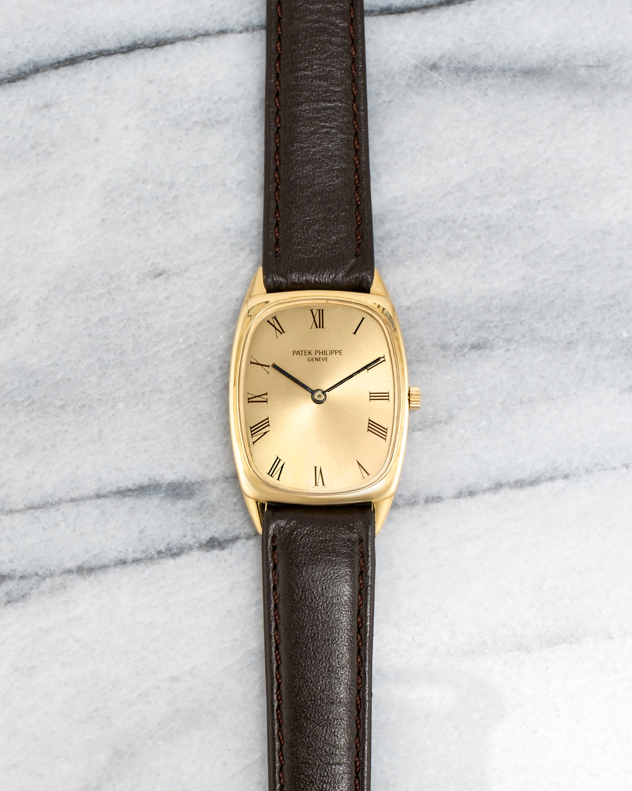 Patek Philippe Tank – Black Roman Dial