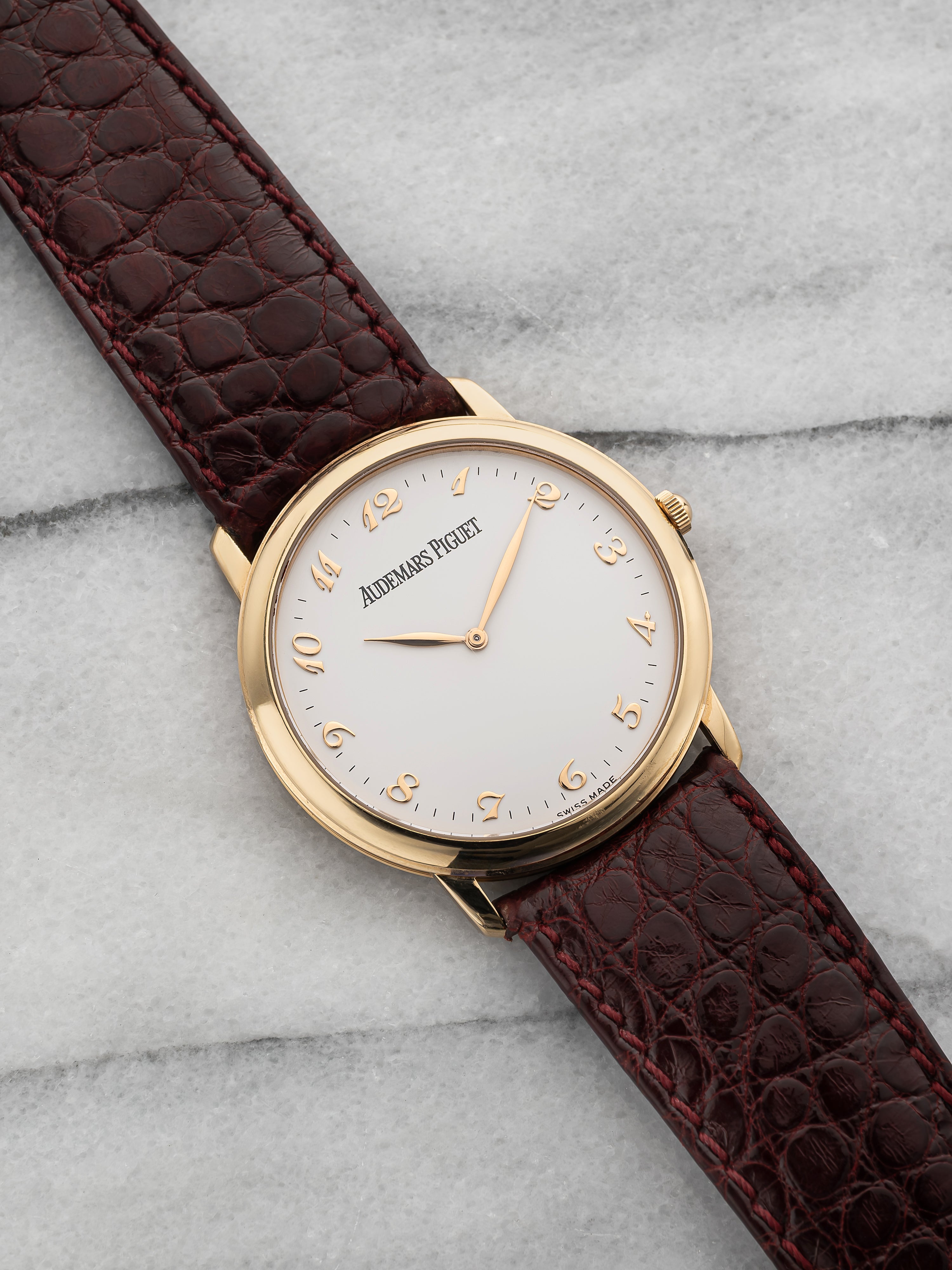 Audemars Piguet Classique 14894BA – 18K Yellow Gold White Dial