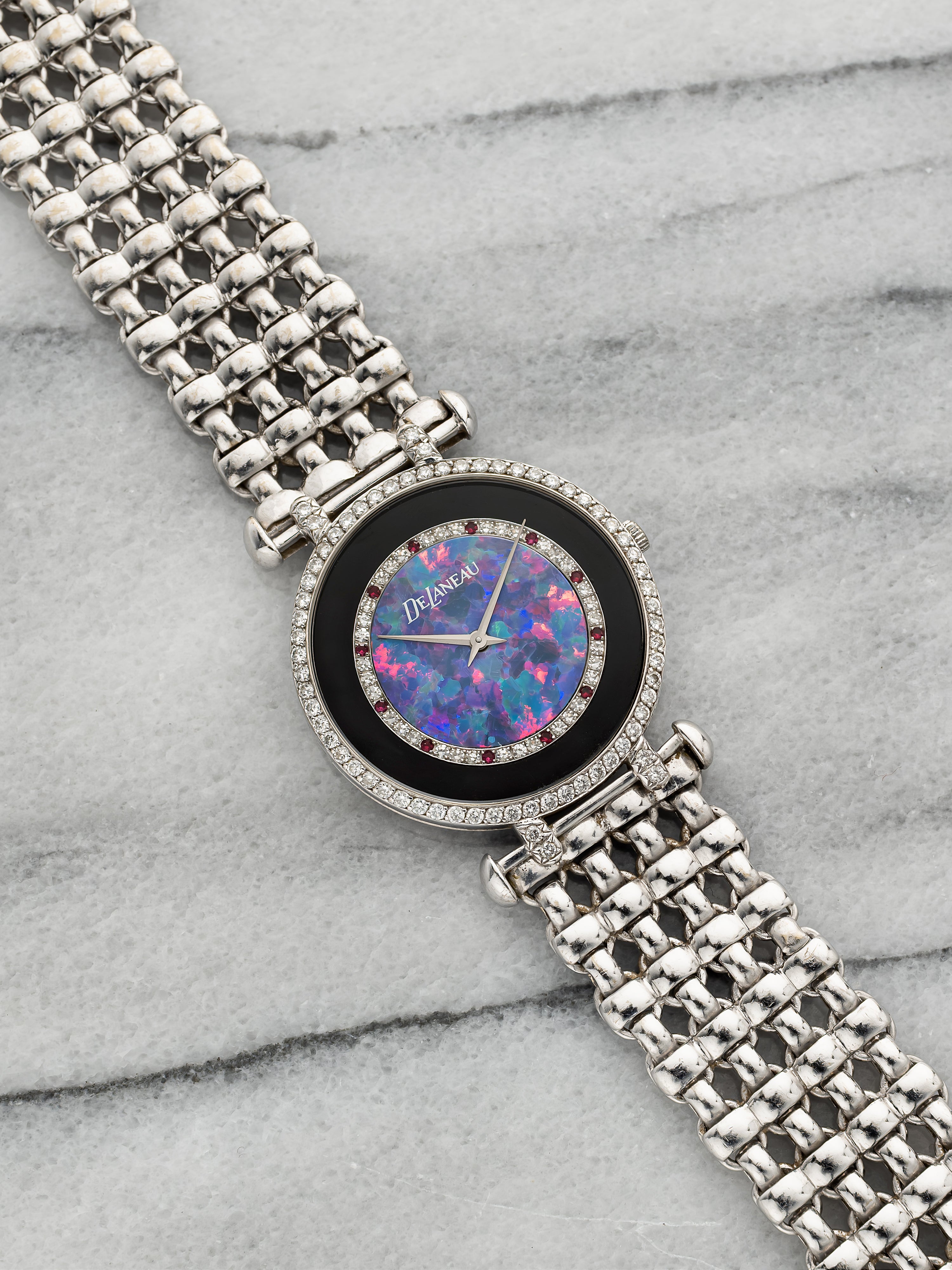 DeLaneau - Opal and Onyx Dial