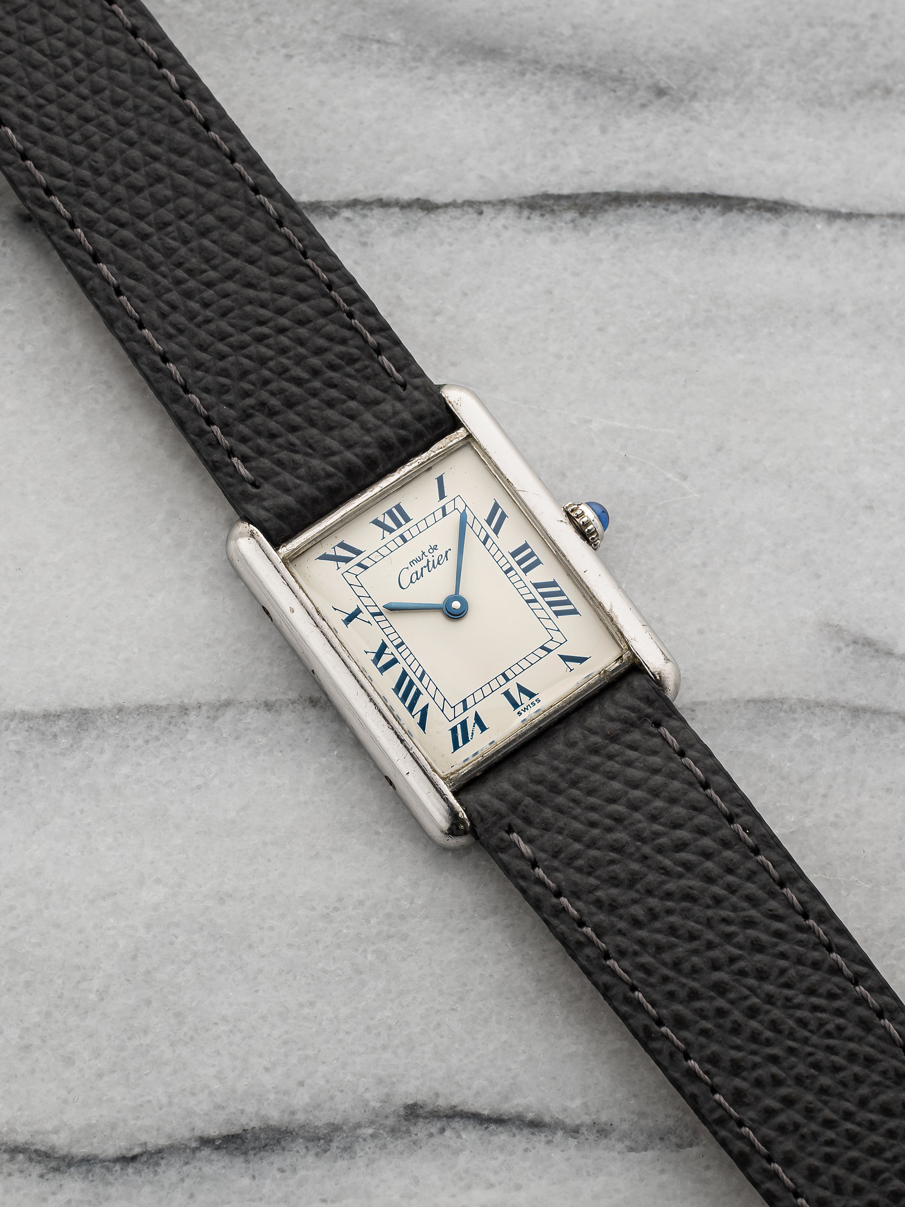 Cartier Must de Tank - White Roman Dial