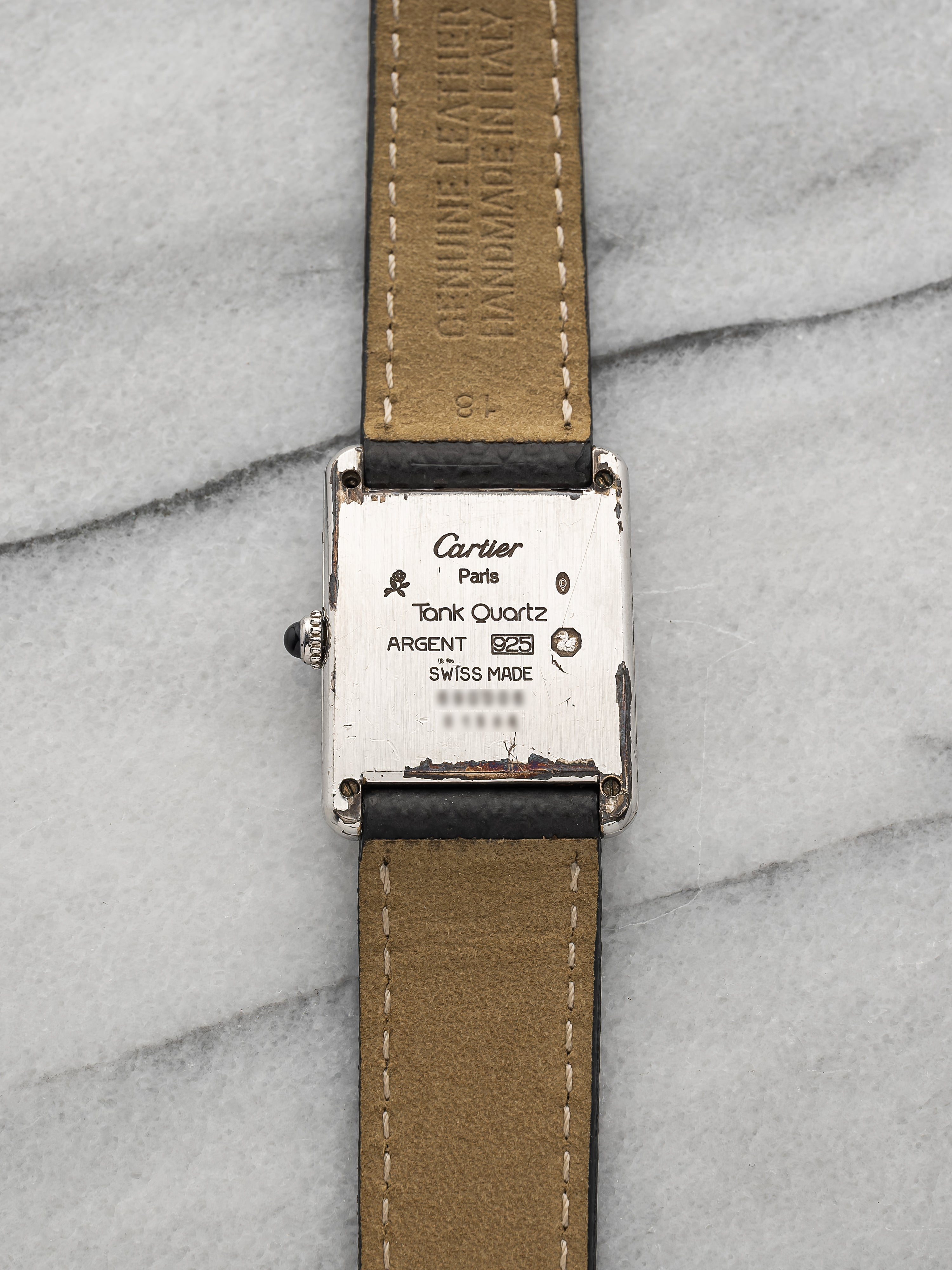 Cartier Must de Tank - White Roman Dial