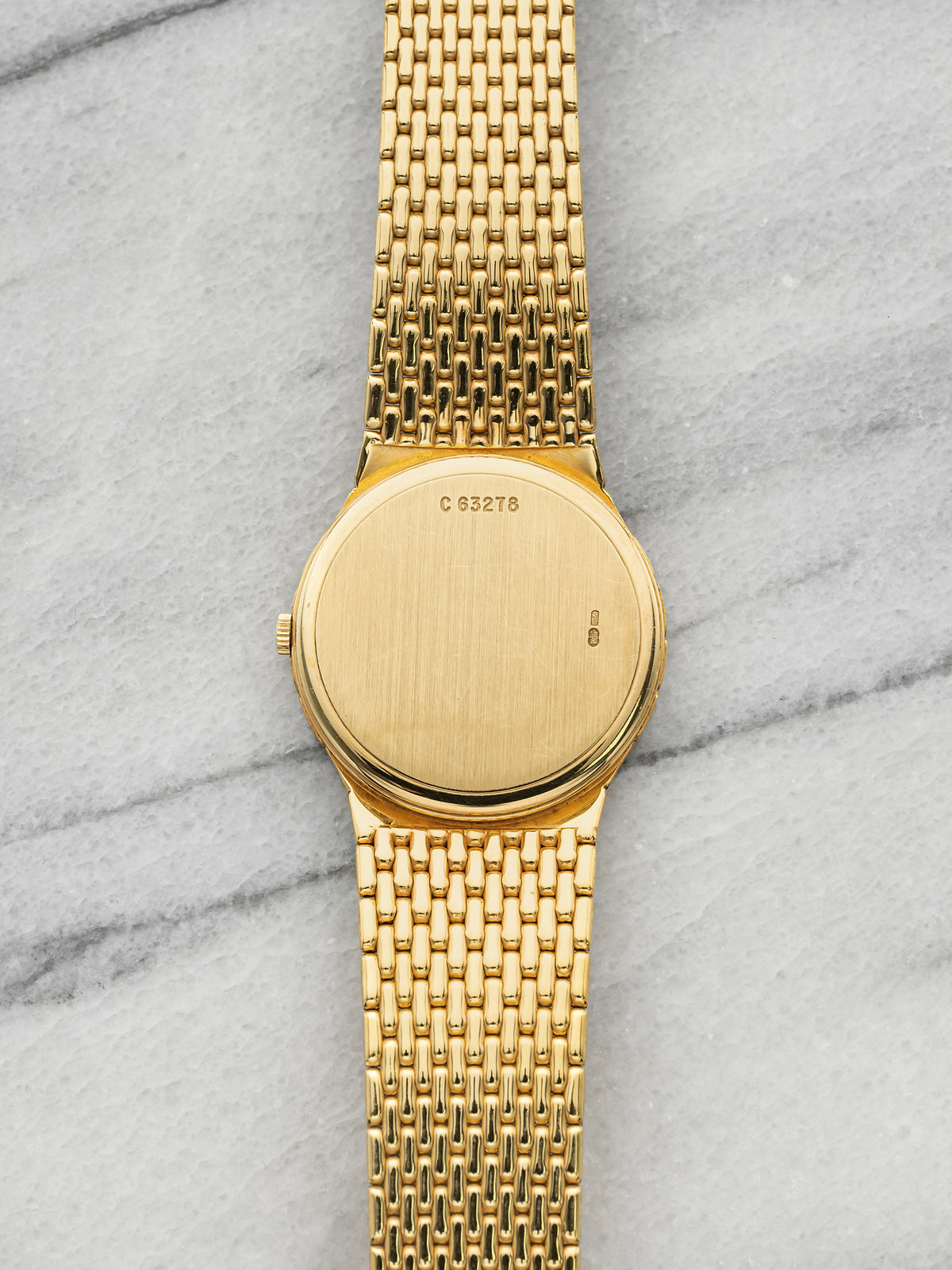 Vintage 1970s Audemars Piguet Cobra 18K Yellow Gold Diamond Dial Manual 33mm
