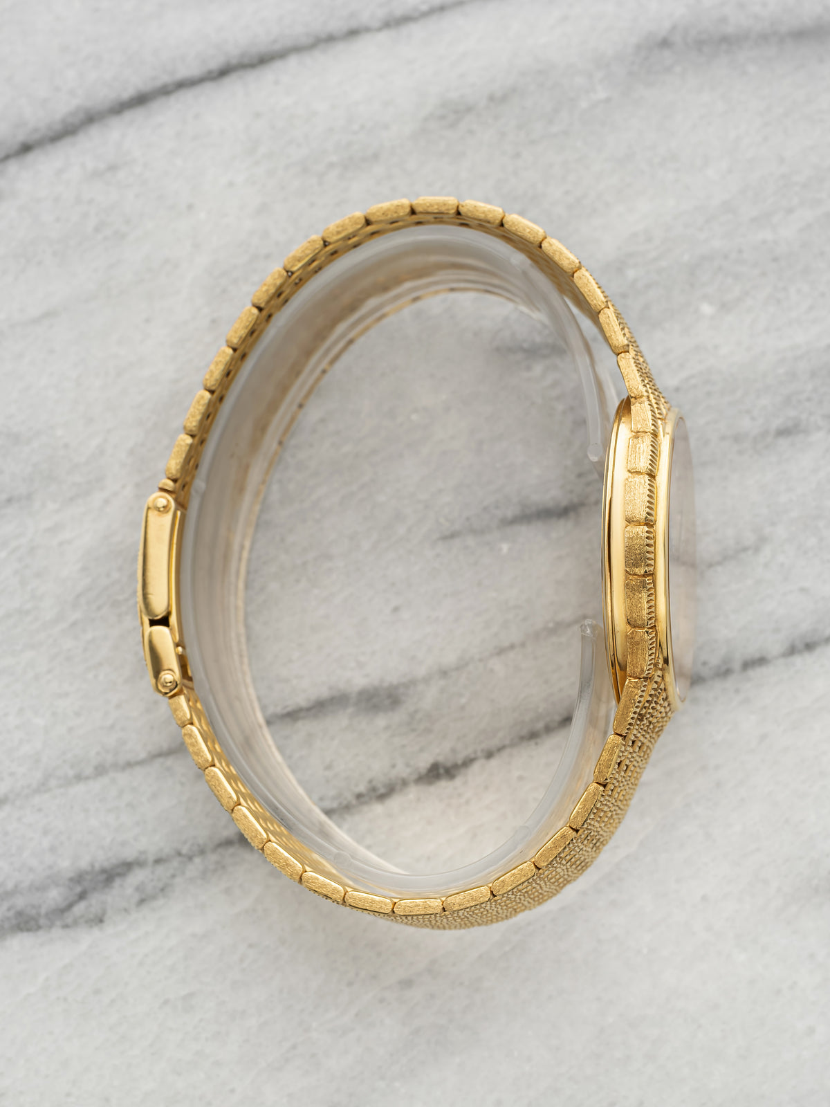 Vintage 1970s Audemars Piguet Cobra 18K Yellow Gold Diamond Dial Manual 33mm