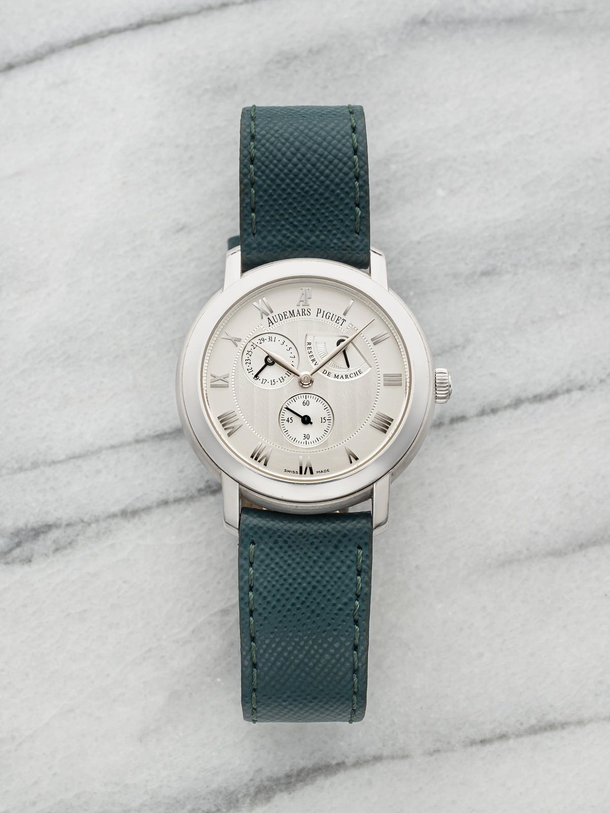2000s Audemars Piguet Jules Audemars 25961BC 18K WG Silver Dial Manual 36mm
