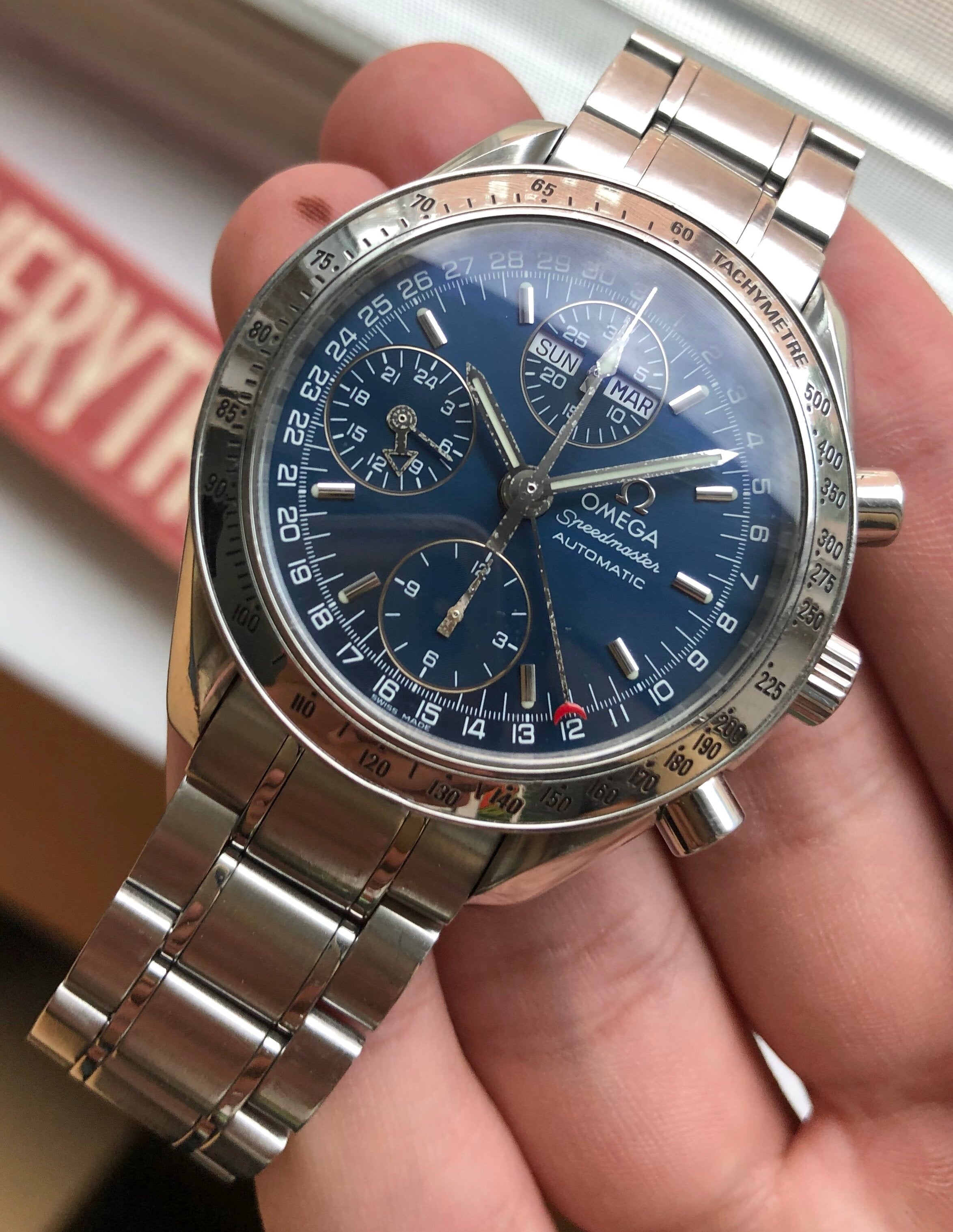 Omega Speedmaster Triple Calendar