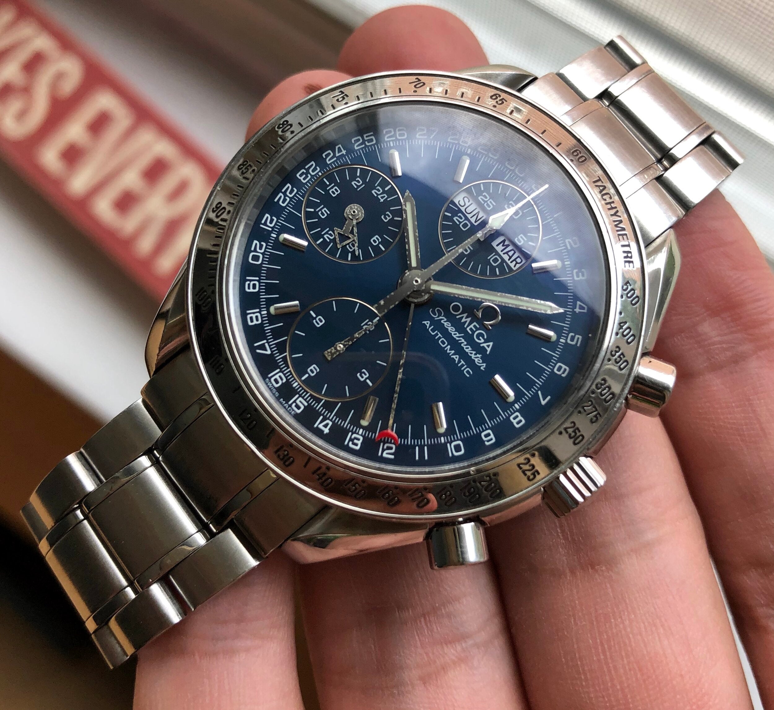 Omega Speedmaster Triple Calendar