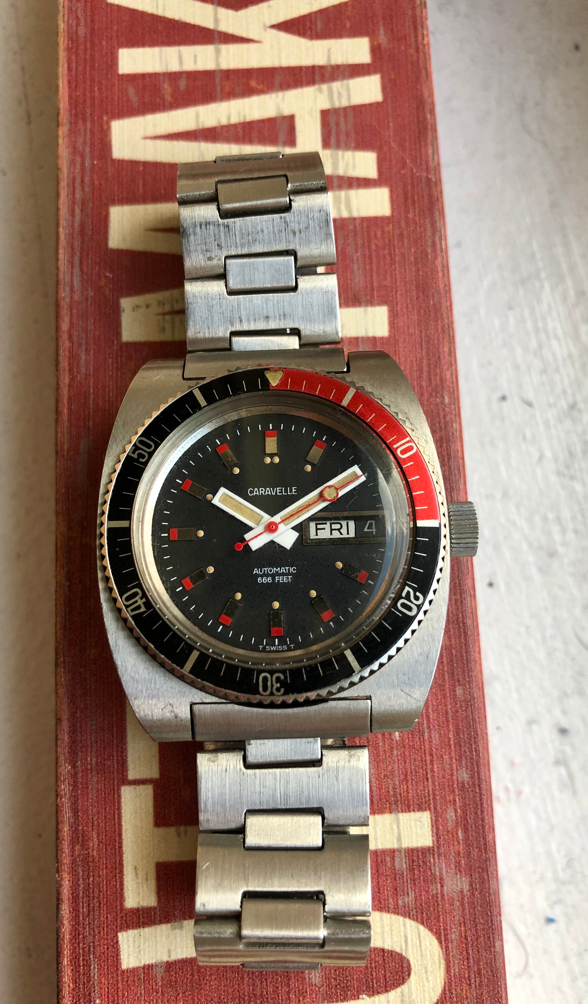 Caravelle Devil Diver — "Coke" Bezel