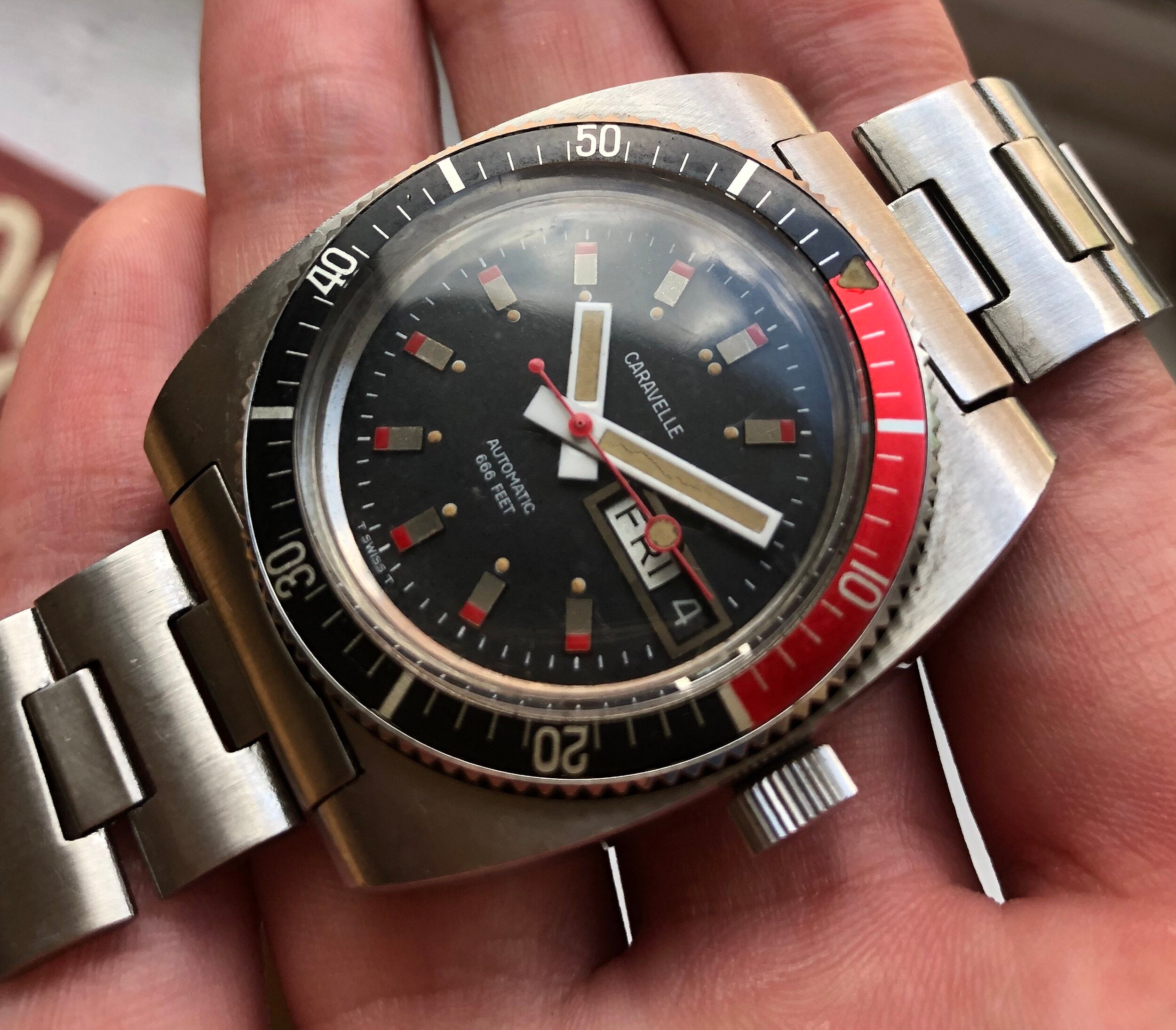 Caravelle Devil Diver — "Coke" Bezel