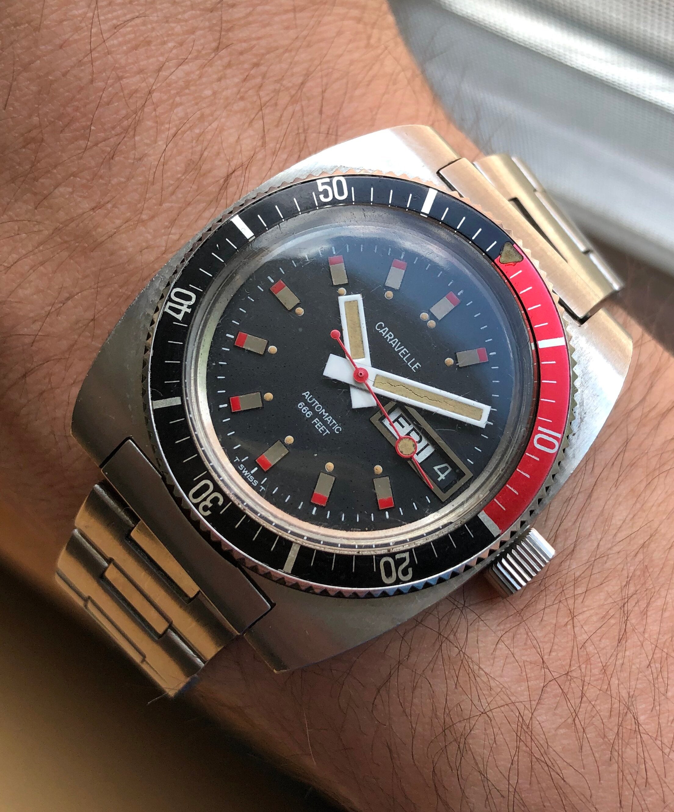 Caravelle Devil Diver — "Coke" Bezel