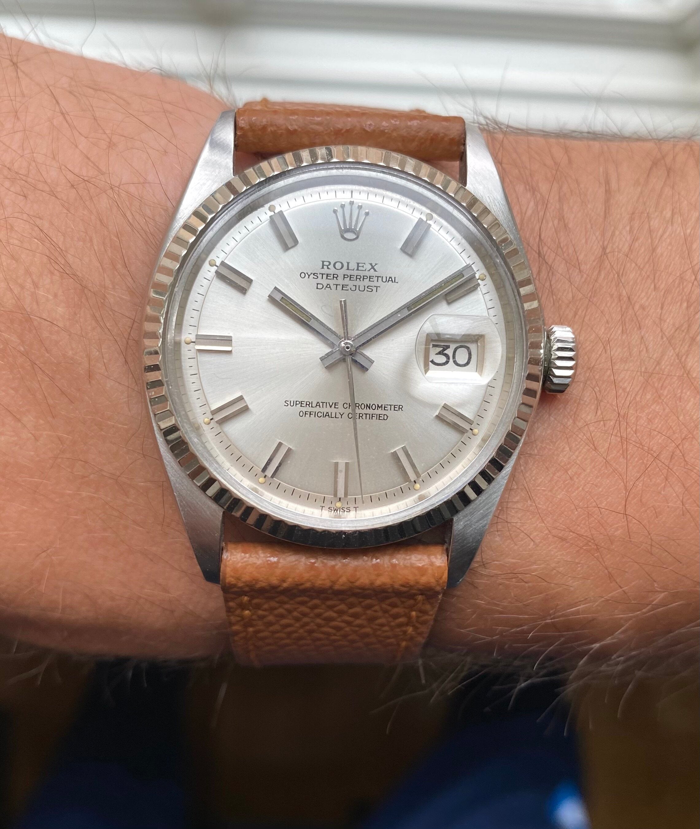 Rolex Datejust ref. 1601 — "Wideboy"