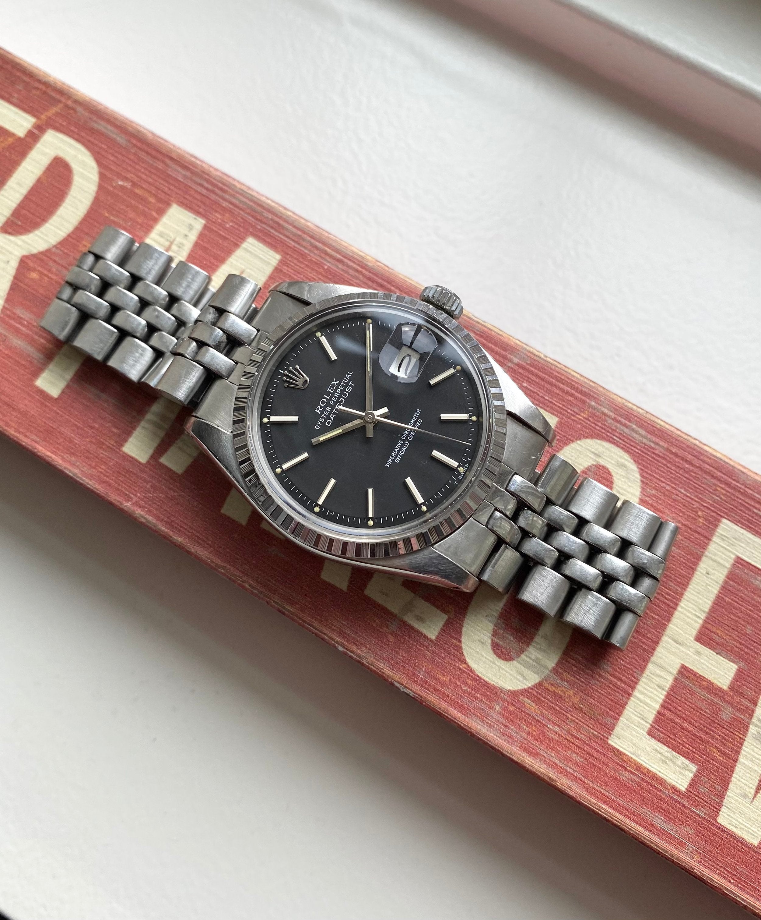 Rolex Datejust ref. 1601 — Black Dial