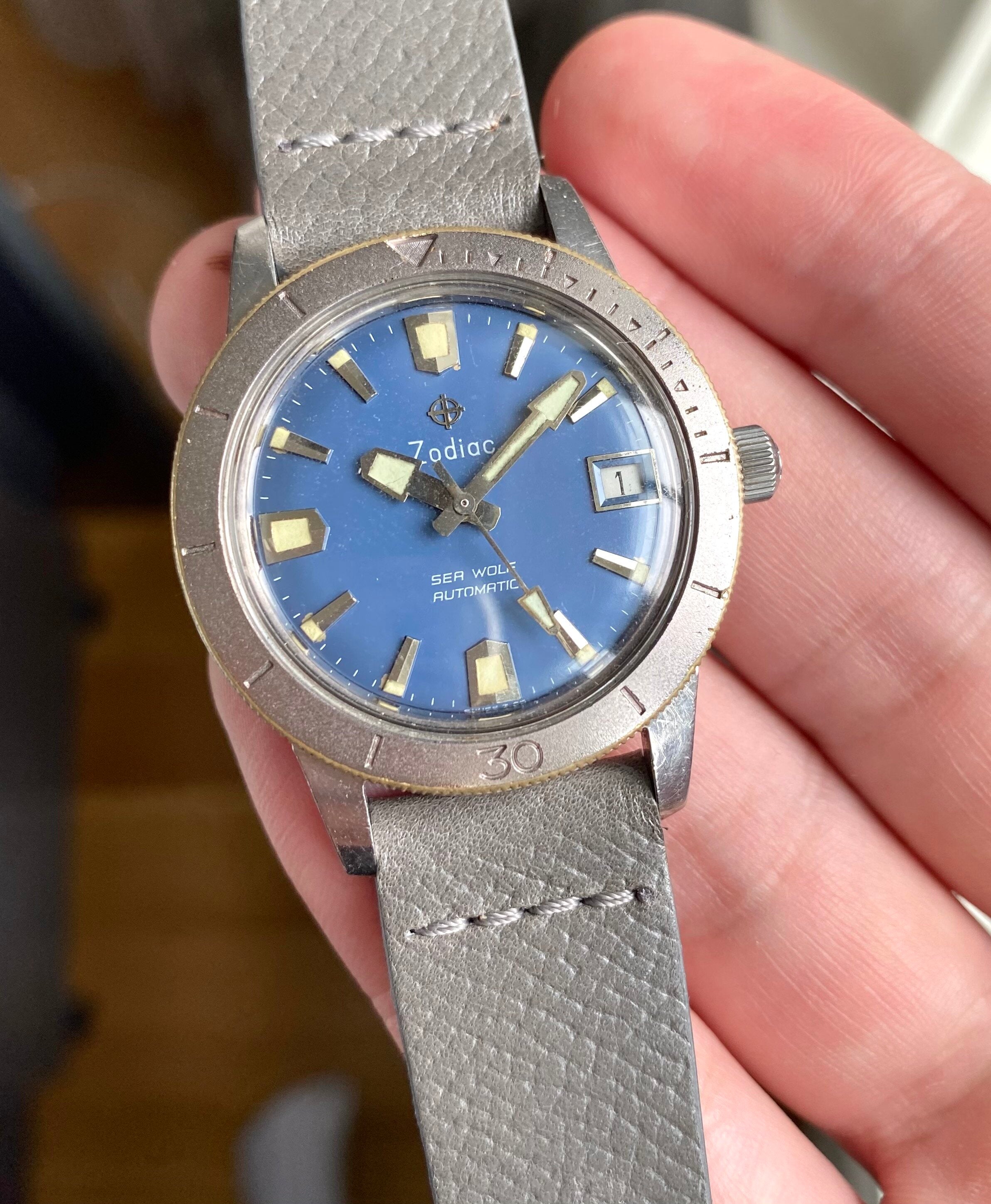 Zodiac Seawolf — Blue Dial