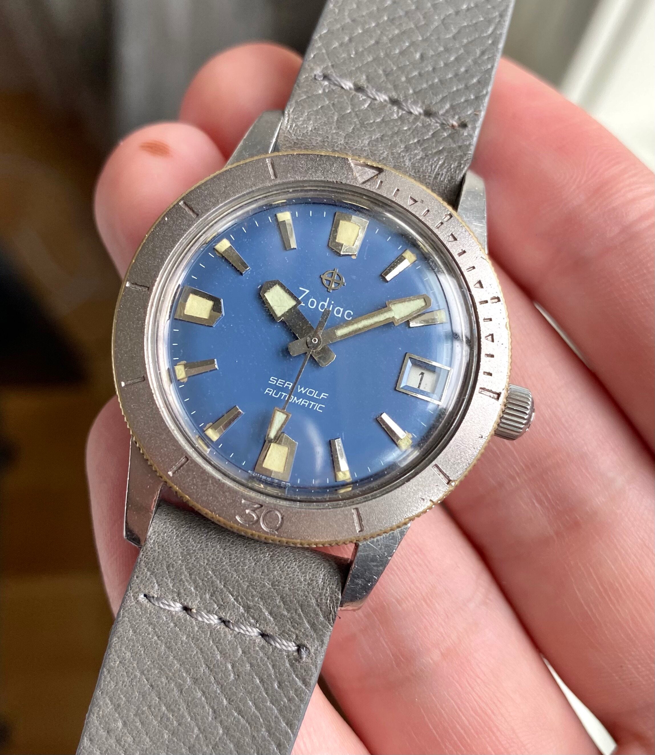 Zodiac Seawolf — Blue Dial