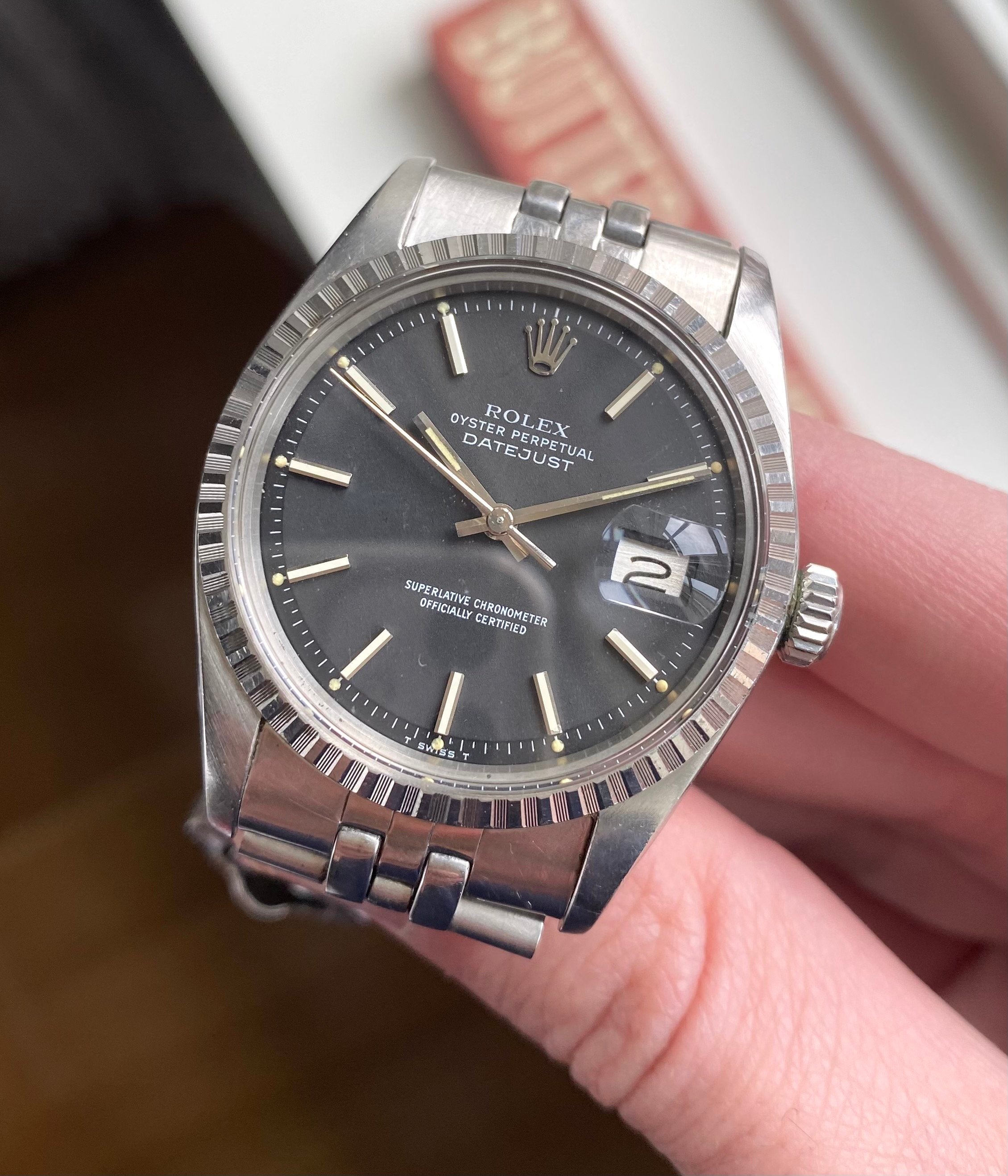 Rolex Datejust ref. 1601 — Black Dial