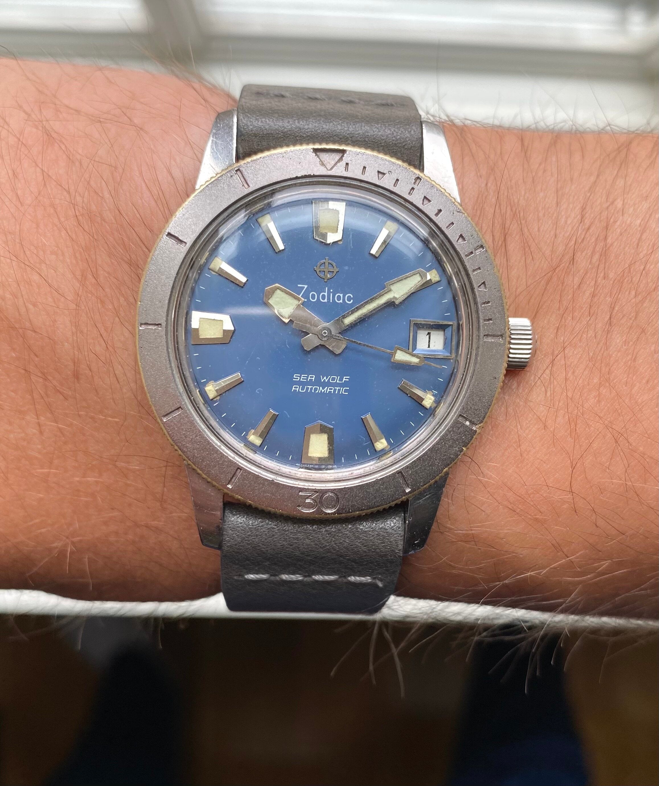 Zodiac Seawolf — Blue Dial