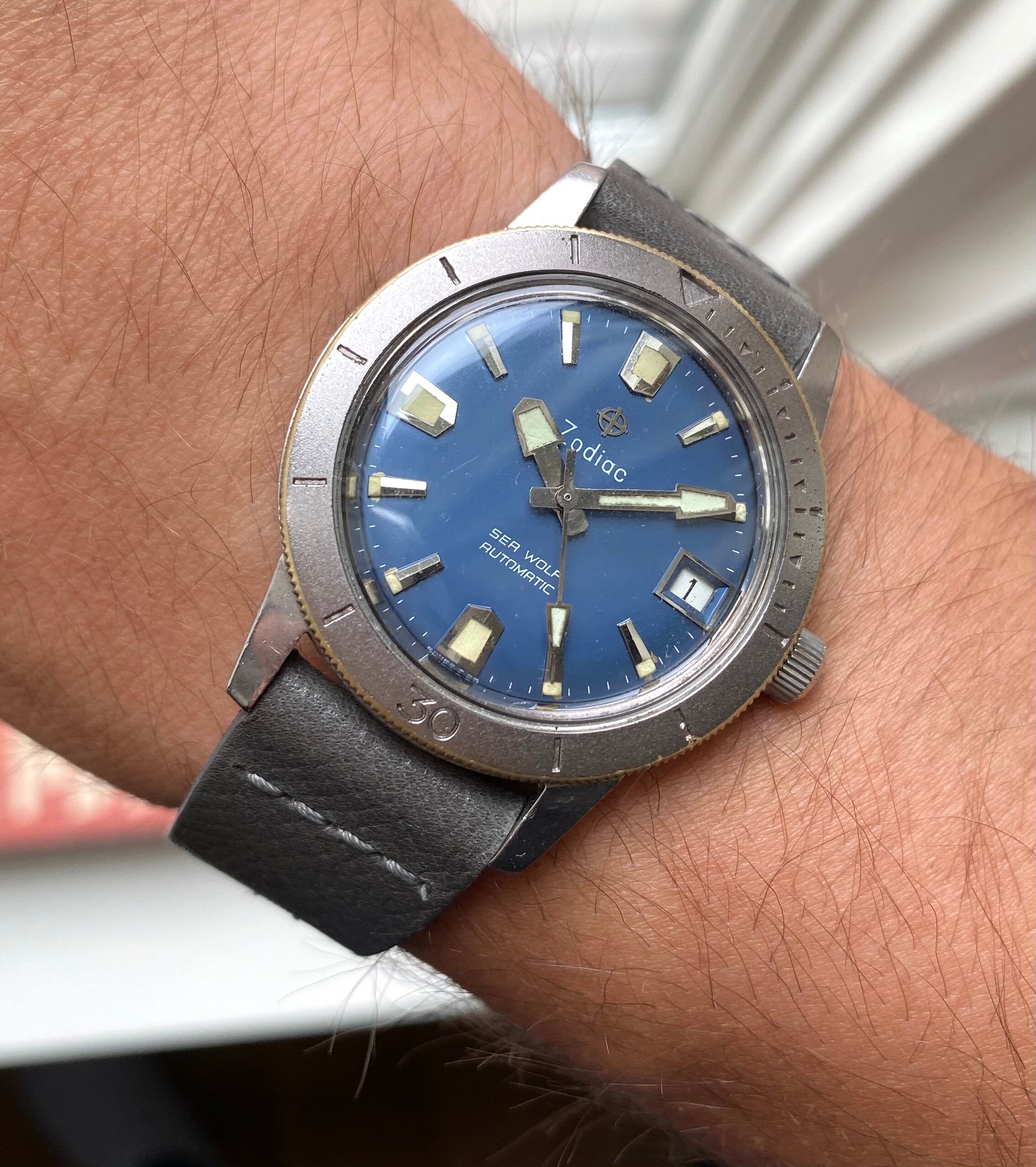 Zodiac Seawolf — Blue Dial