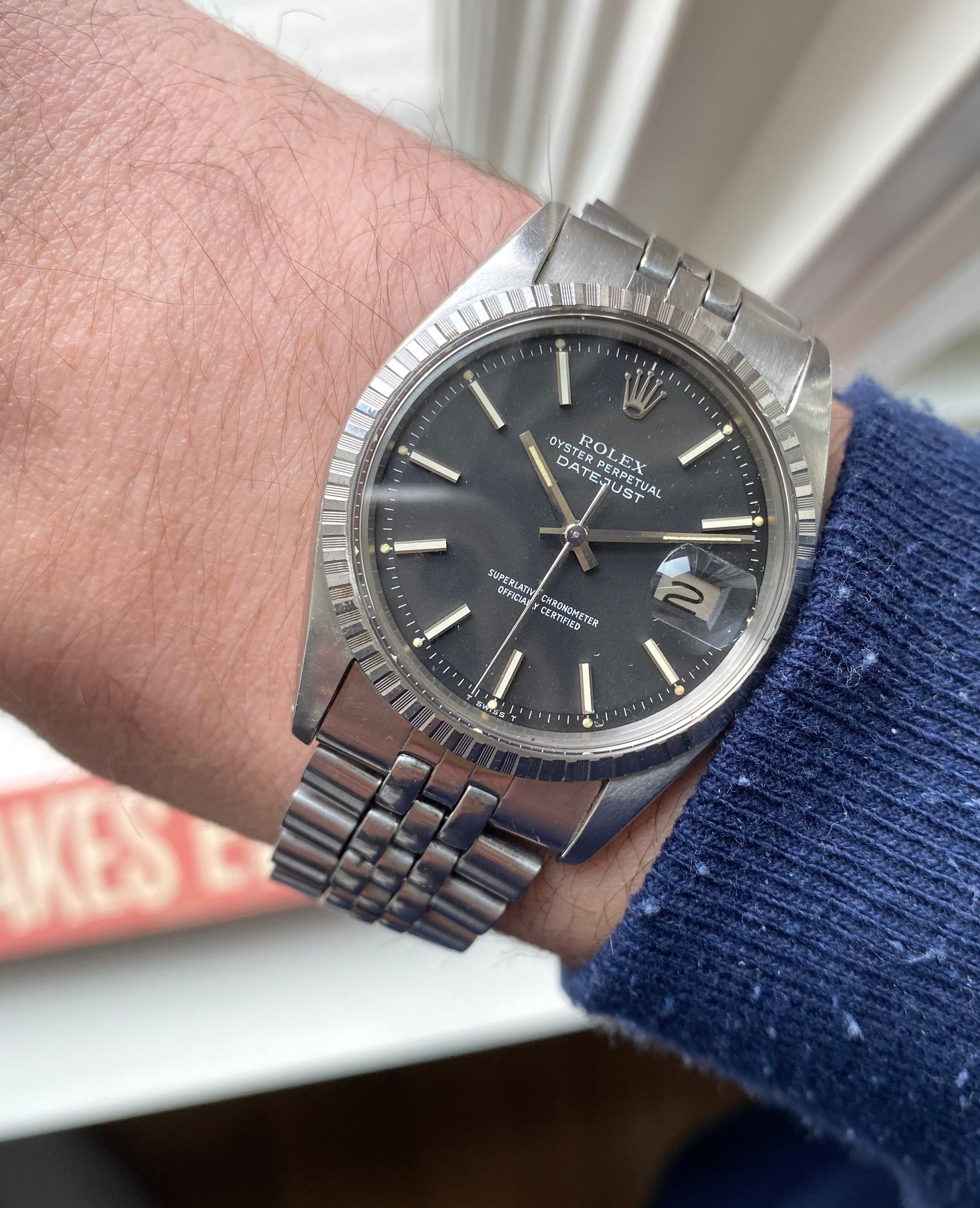 Rolex Datejust ref. 1601 — Black Dial