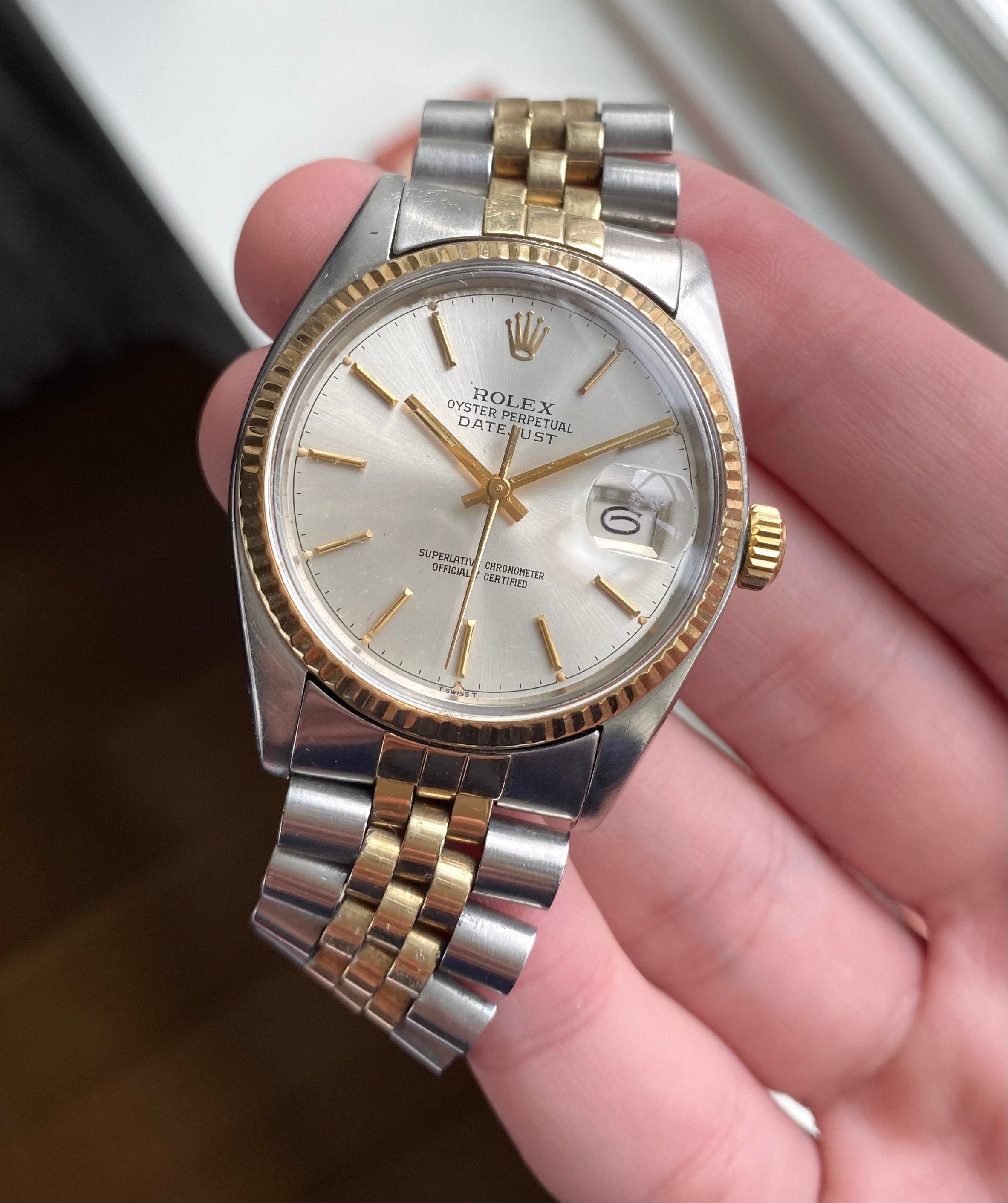 Rolex Datejust ref. 16013 — Two-tone