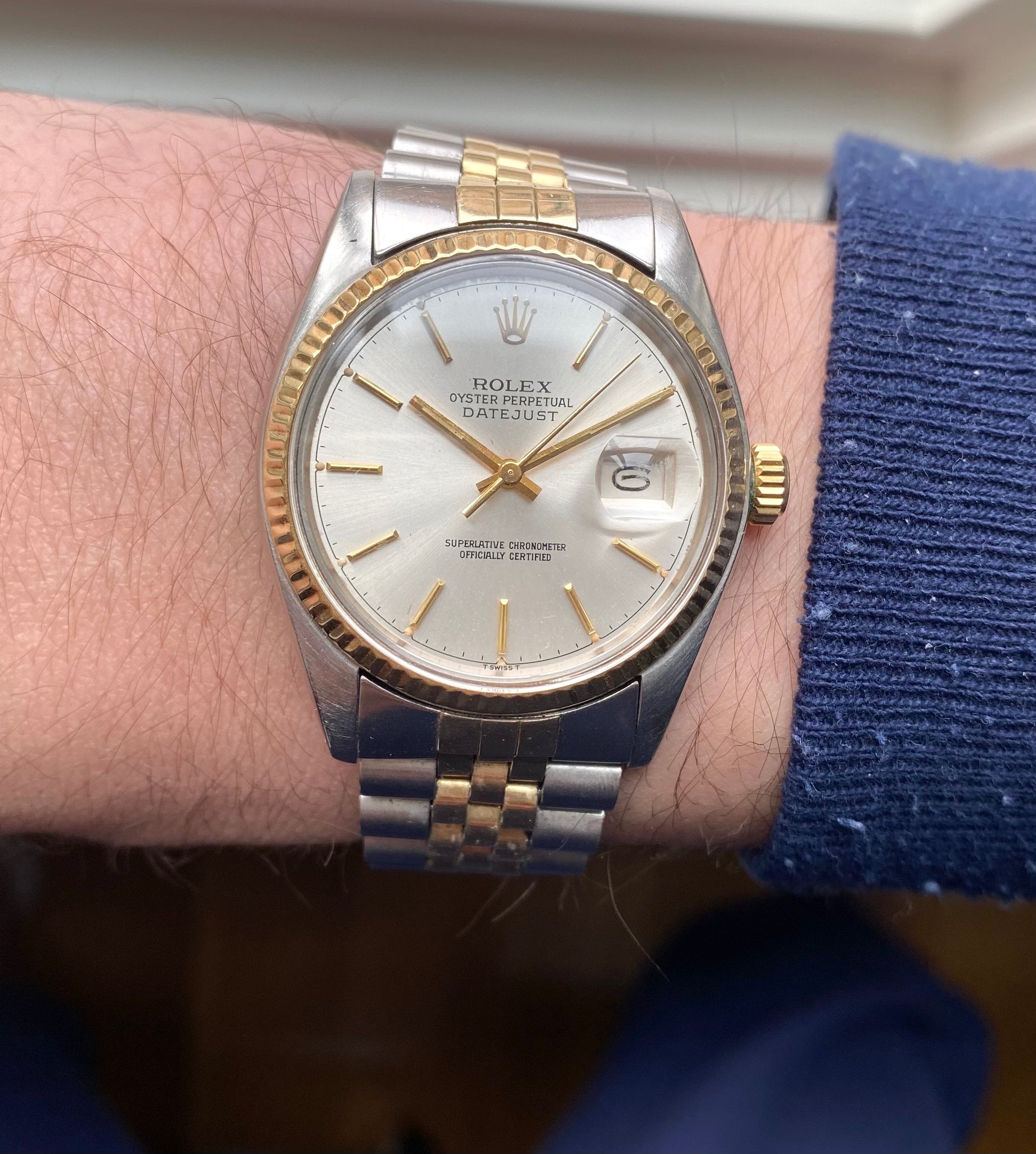 Rolex Datejust ref. 16013 — Two-tone